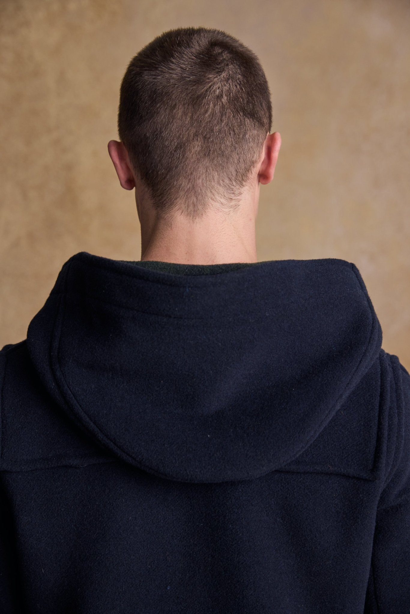 Jack Murphy Clothing - Alex Wool Duffle Coat - Navy - Tweed