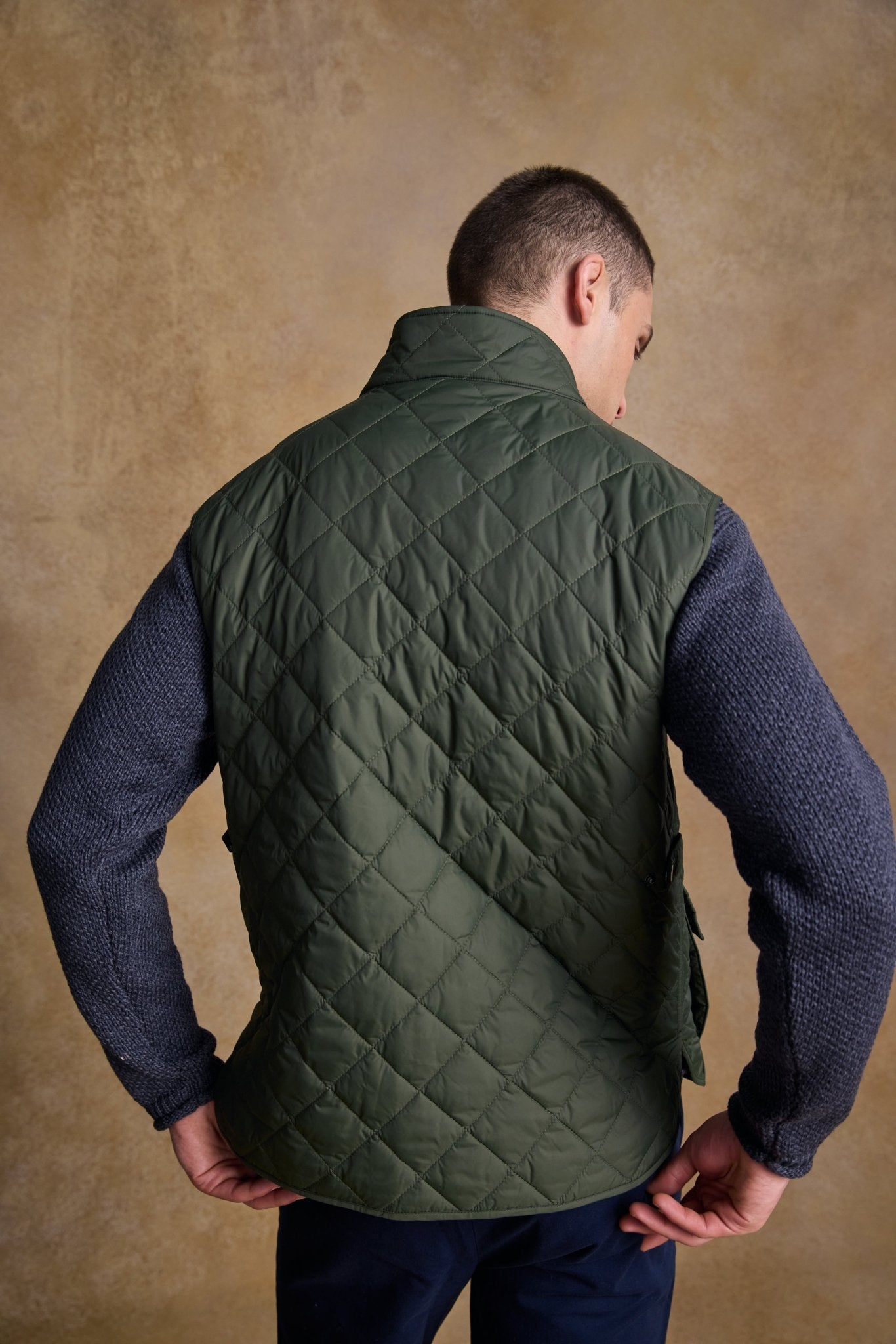 Jack Murphy Ireland - Conor Quilted Gilet - Olive - Quilts & Gilets