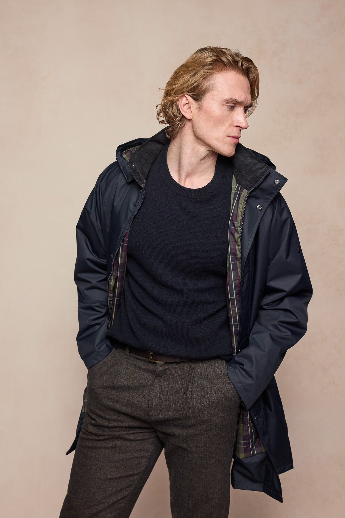 Glendalough Waterproof Coat - Navy