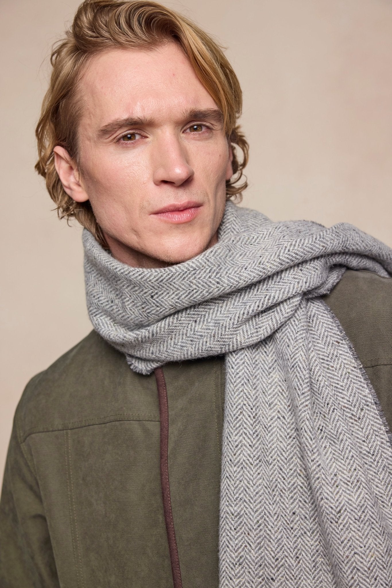 Jack Murphy Clothing - Billy Wool Scarf - Soft Grey - Accessories