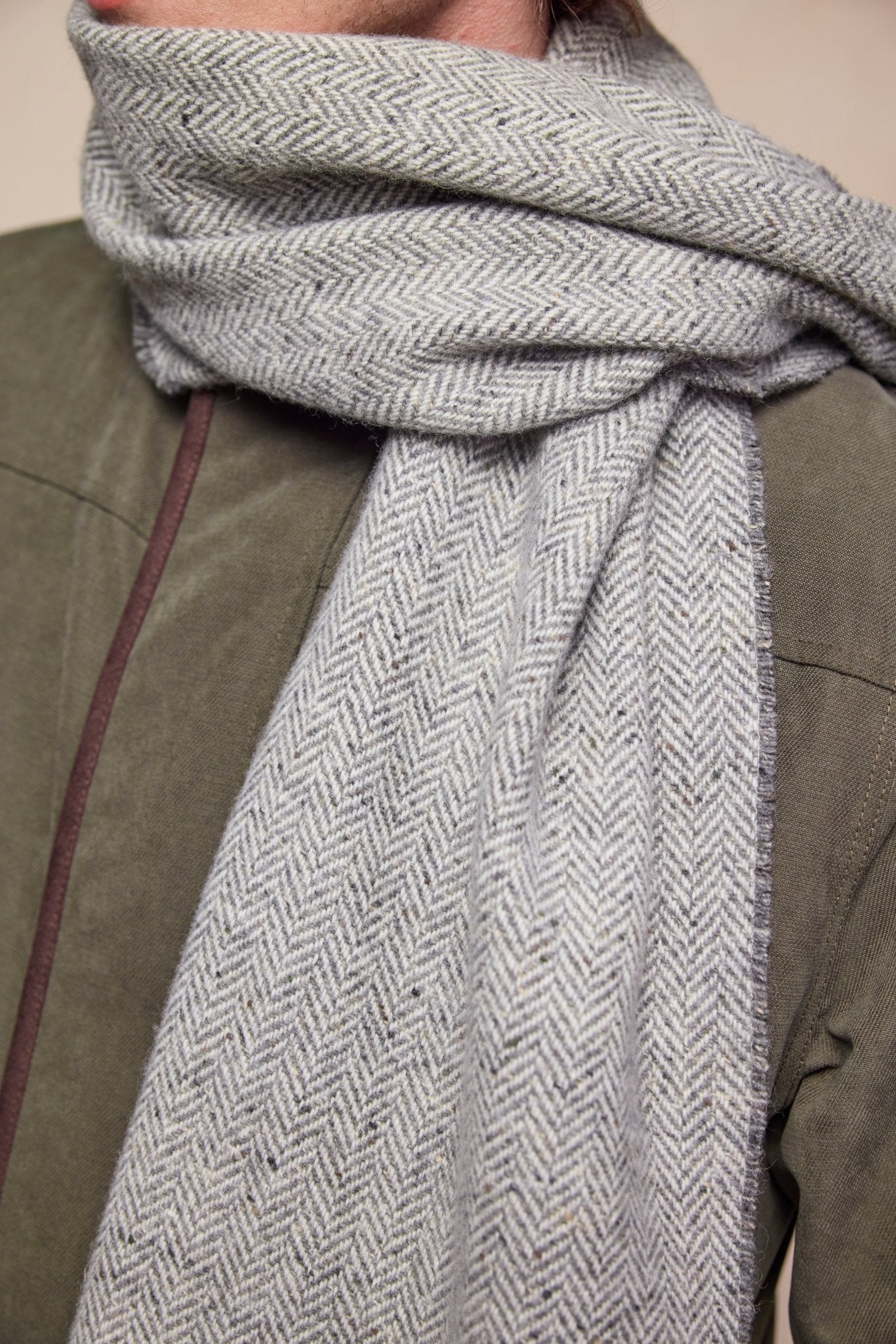 Jack Murphy Clothing - Billy Wool Scarf - Soft Grey - Accessories