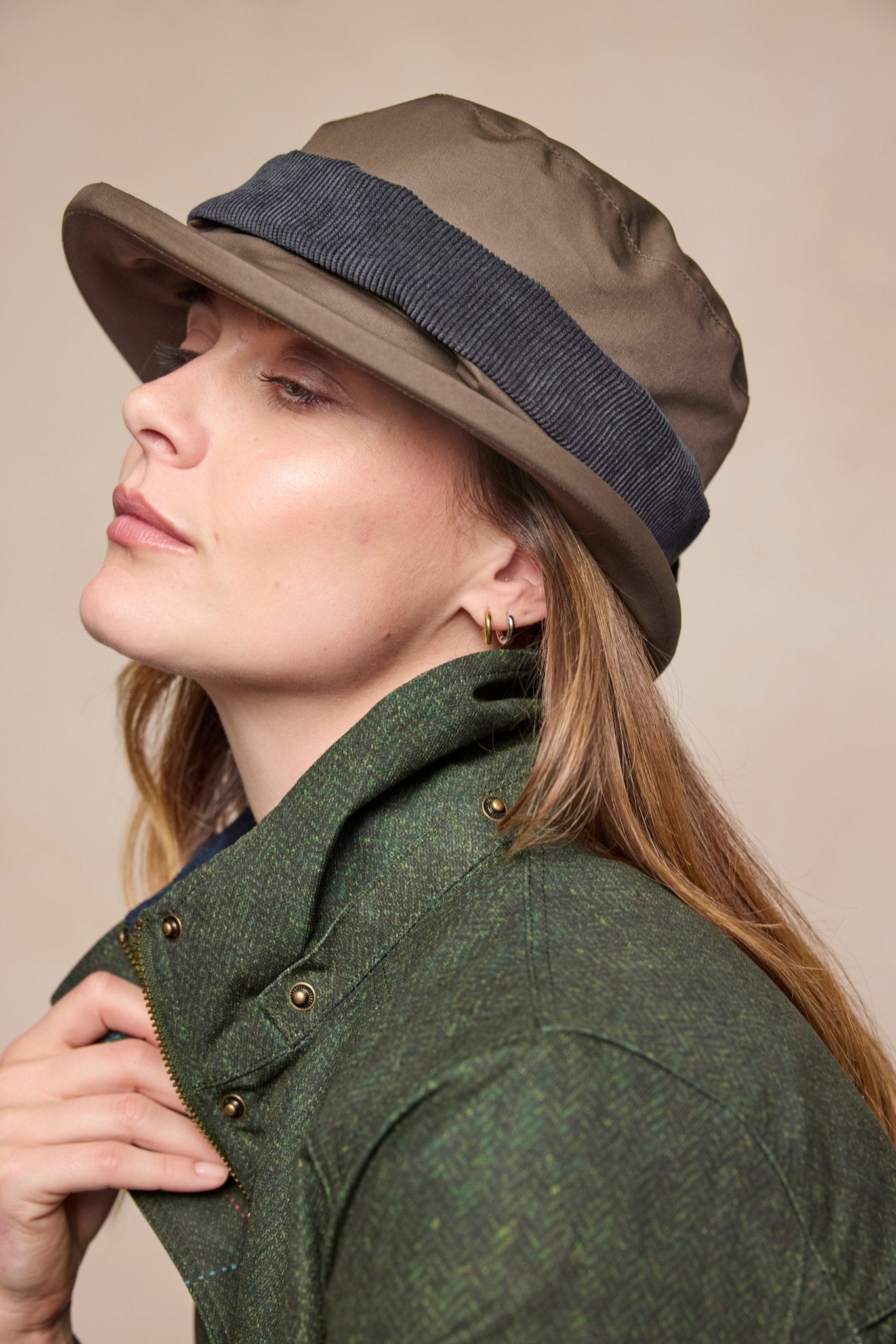Jack Murphy Clothing - Connemara Waterproof Hat - Mocha - Hats