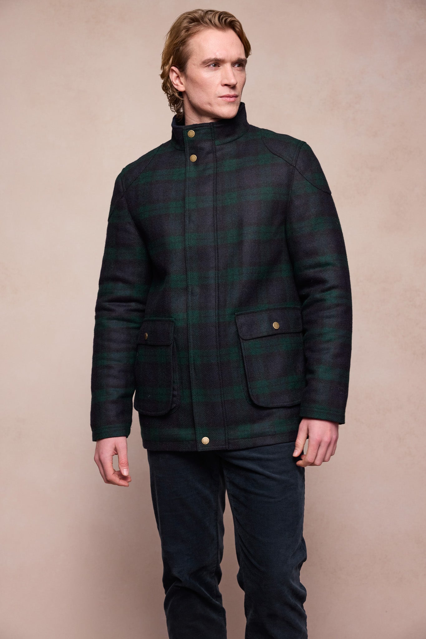 Seamus Tweed Jacket - Green Tartan