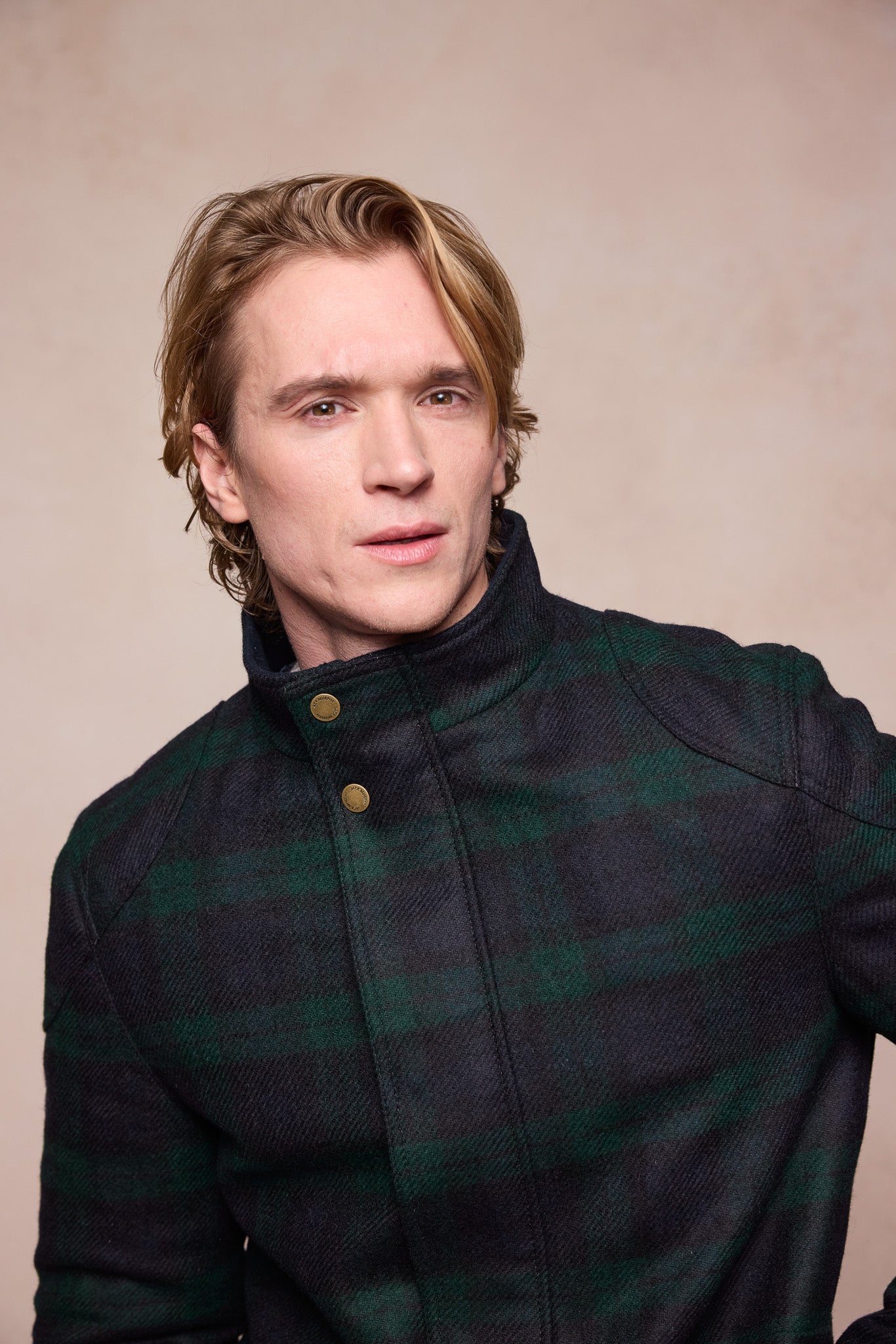 Seamus Tweed Jacket - Green Tartan