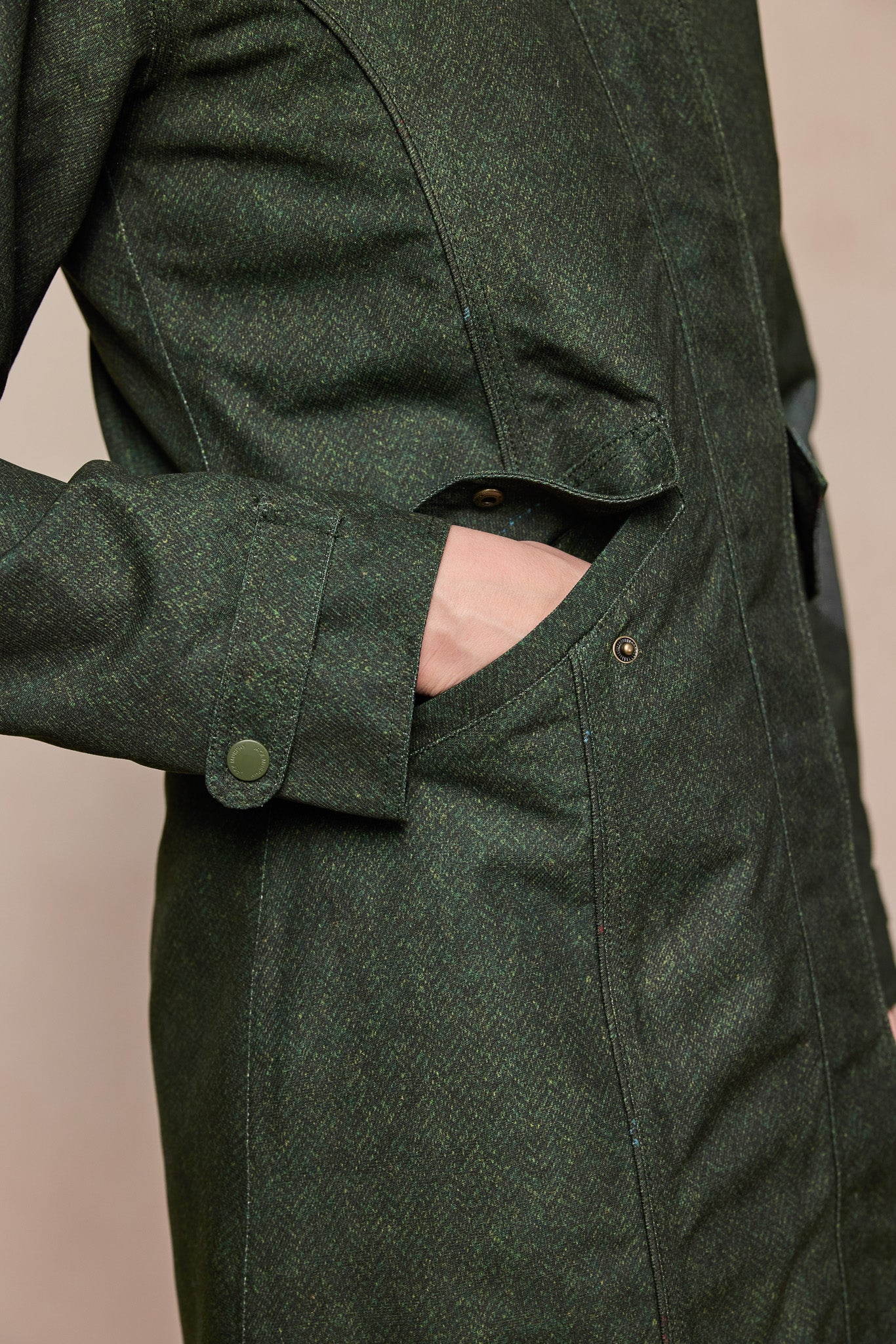 Jack Murphy Clothing - Sophia Waterproof Jacket - Green Fields - Waterproof