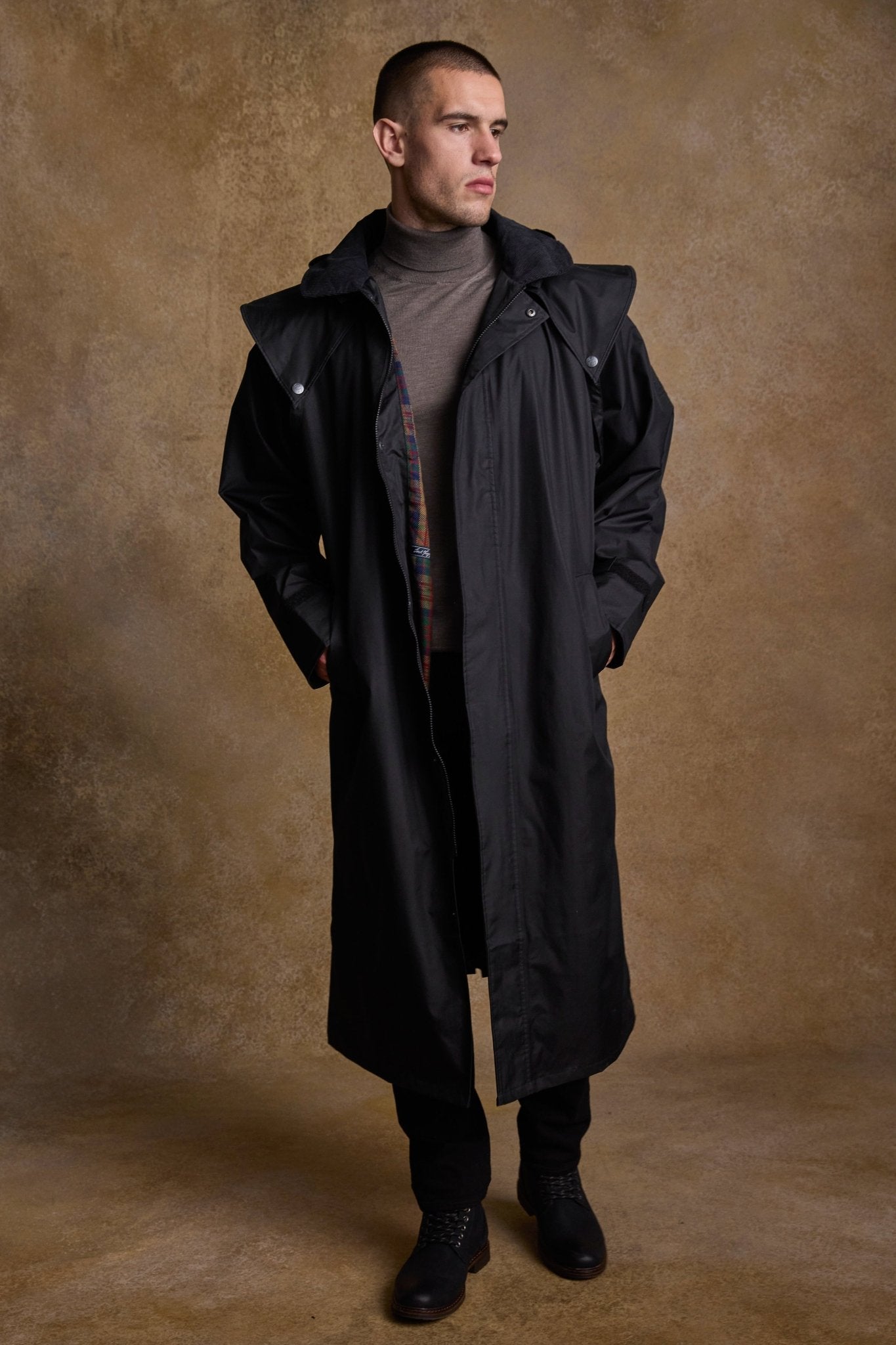 Jack Murphy Clothing - Lambourne Waterproof Coat - Black - Waterproof
