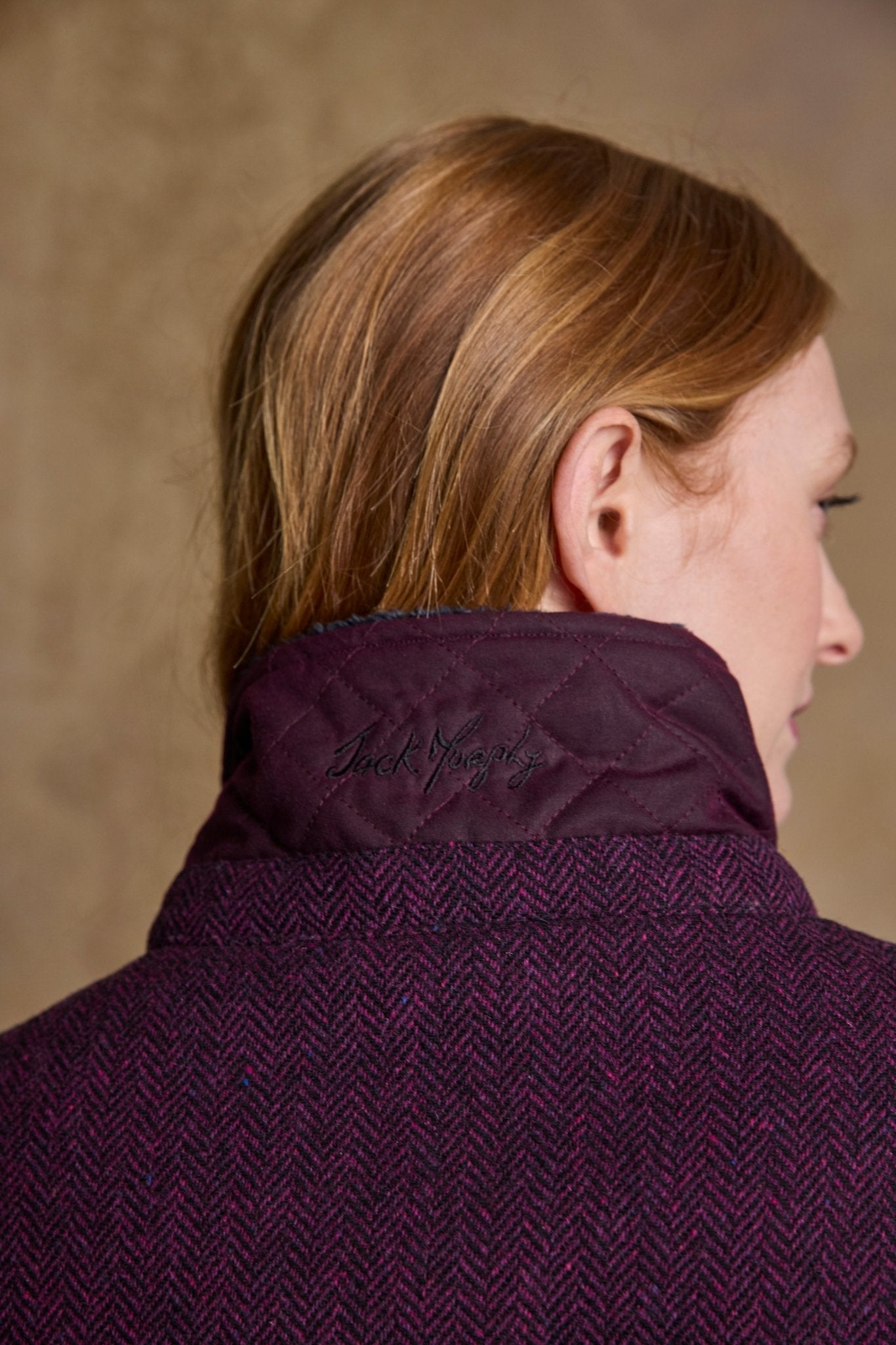 Jack Murphy Clothing - Jodie Wax Coat - Claret - Wax