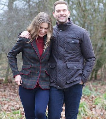 Blanche Tweed Blazer - Primary Green - Jack Murphy Ireland