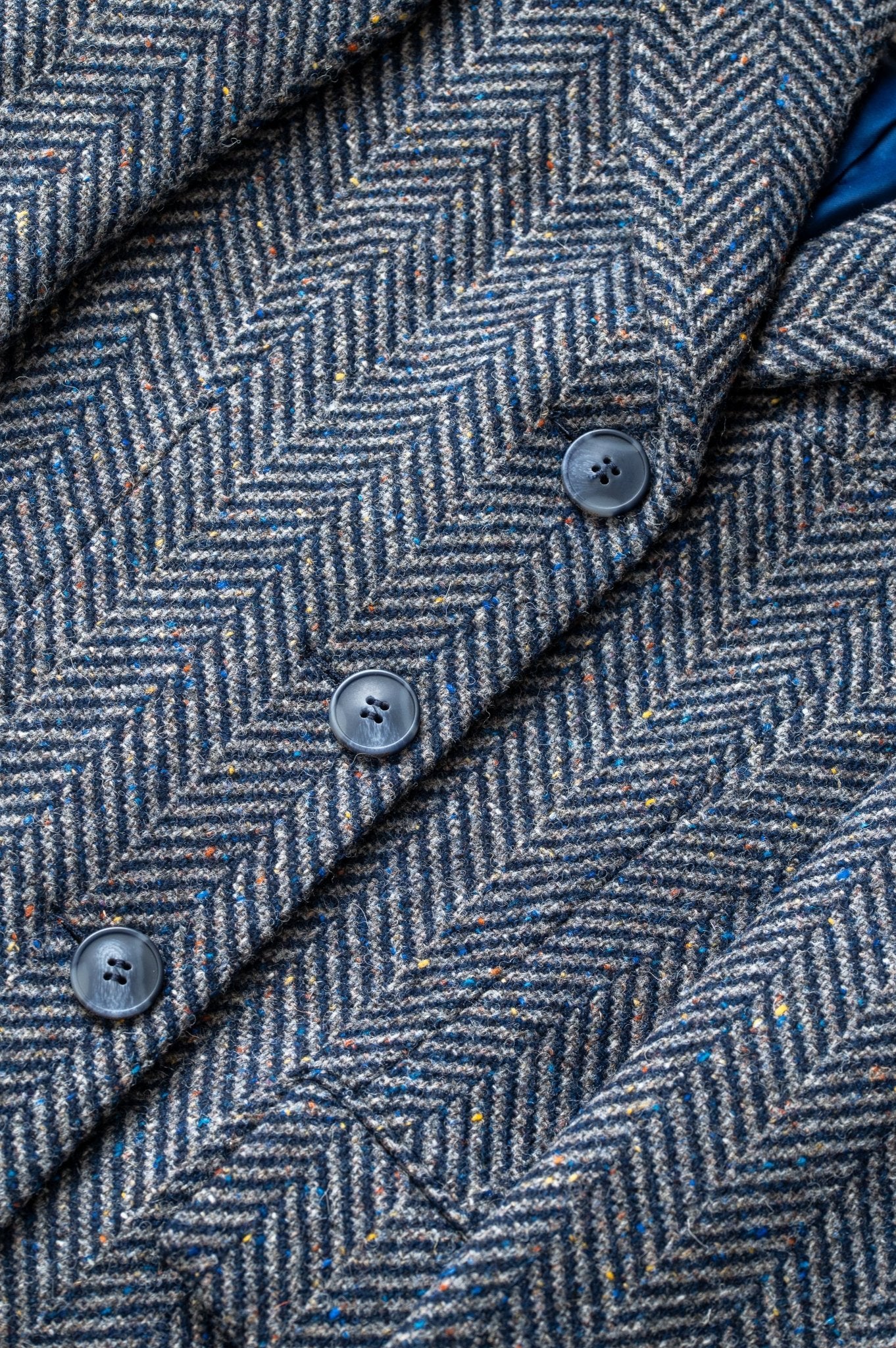 Jack Murphy Clothing - Deirdre Tweed Coat - Atlantic Mist - Tweed