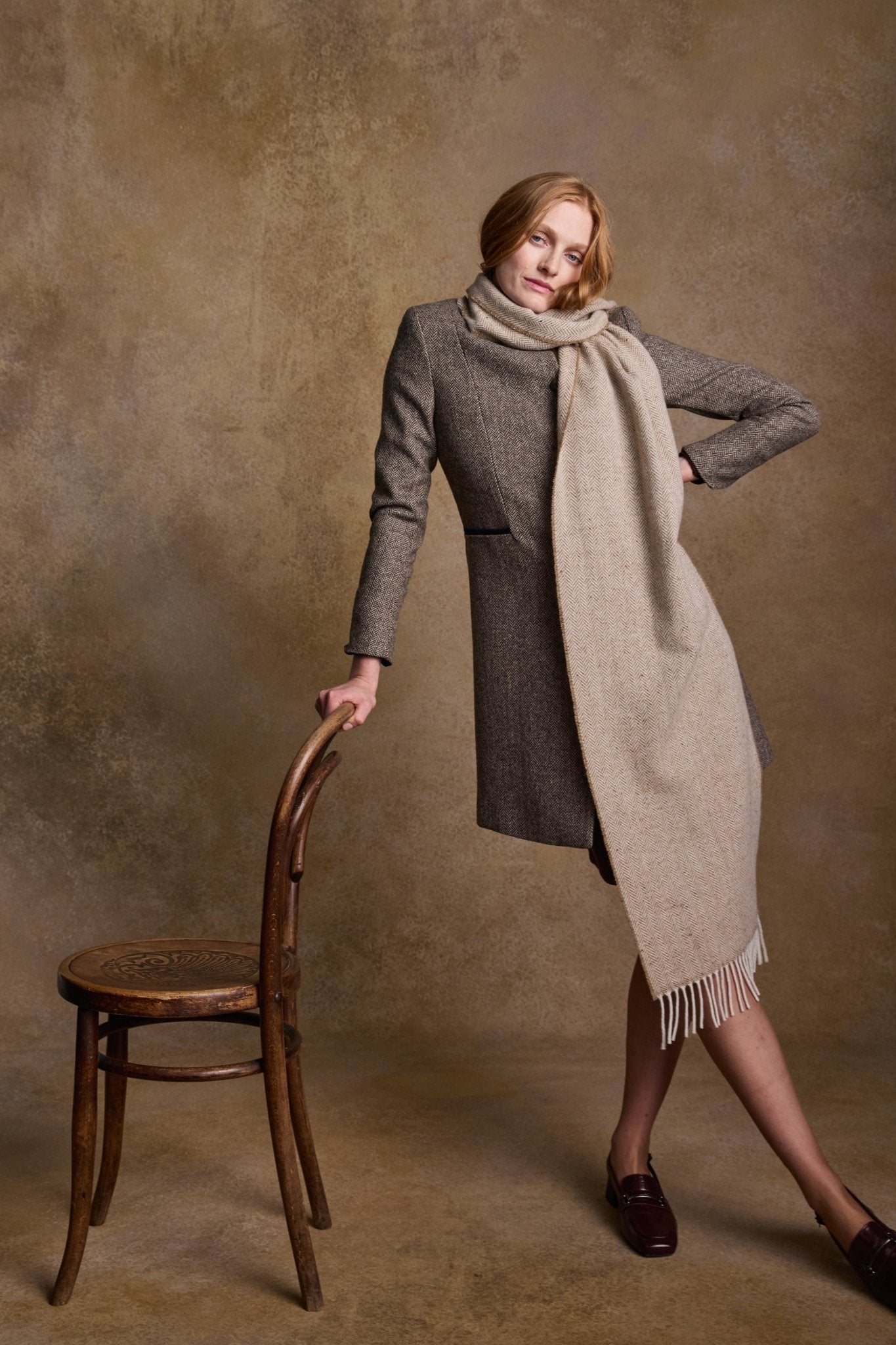 Jack Murphy Ireland - Bonnie Wool Scarf - Sandstone - Scarf