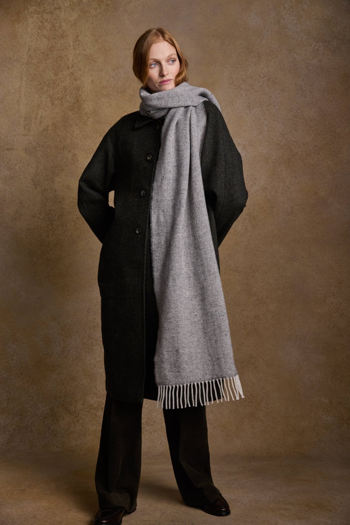 Jack Murphy Ireland - Bonnie Wool Scarf - Soft Grey - Scarf