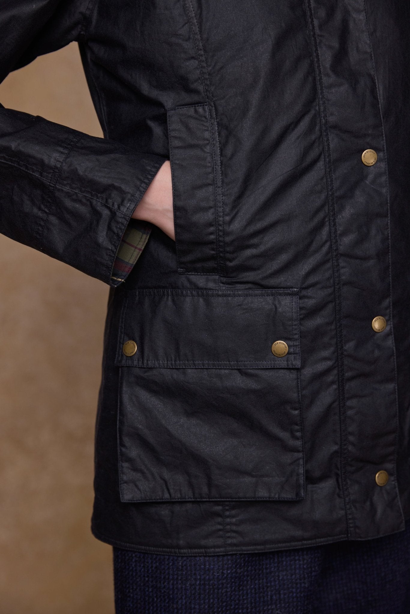 Jack Murphy Clothing - Claire Wax Jacket - Navy - Wax