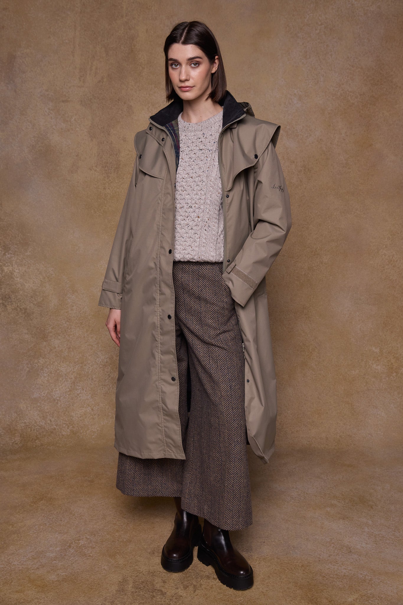 Connemara Waterproof Coat - Stone