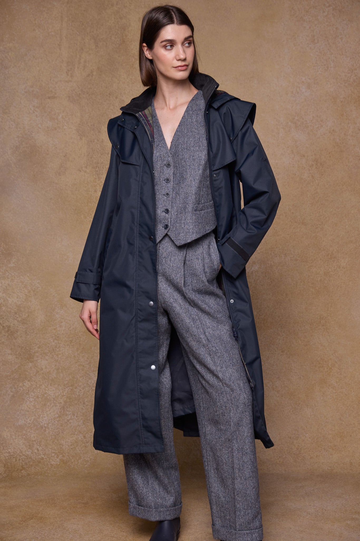 Connemara Waterproof Coat - Navy