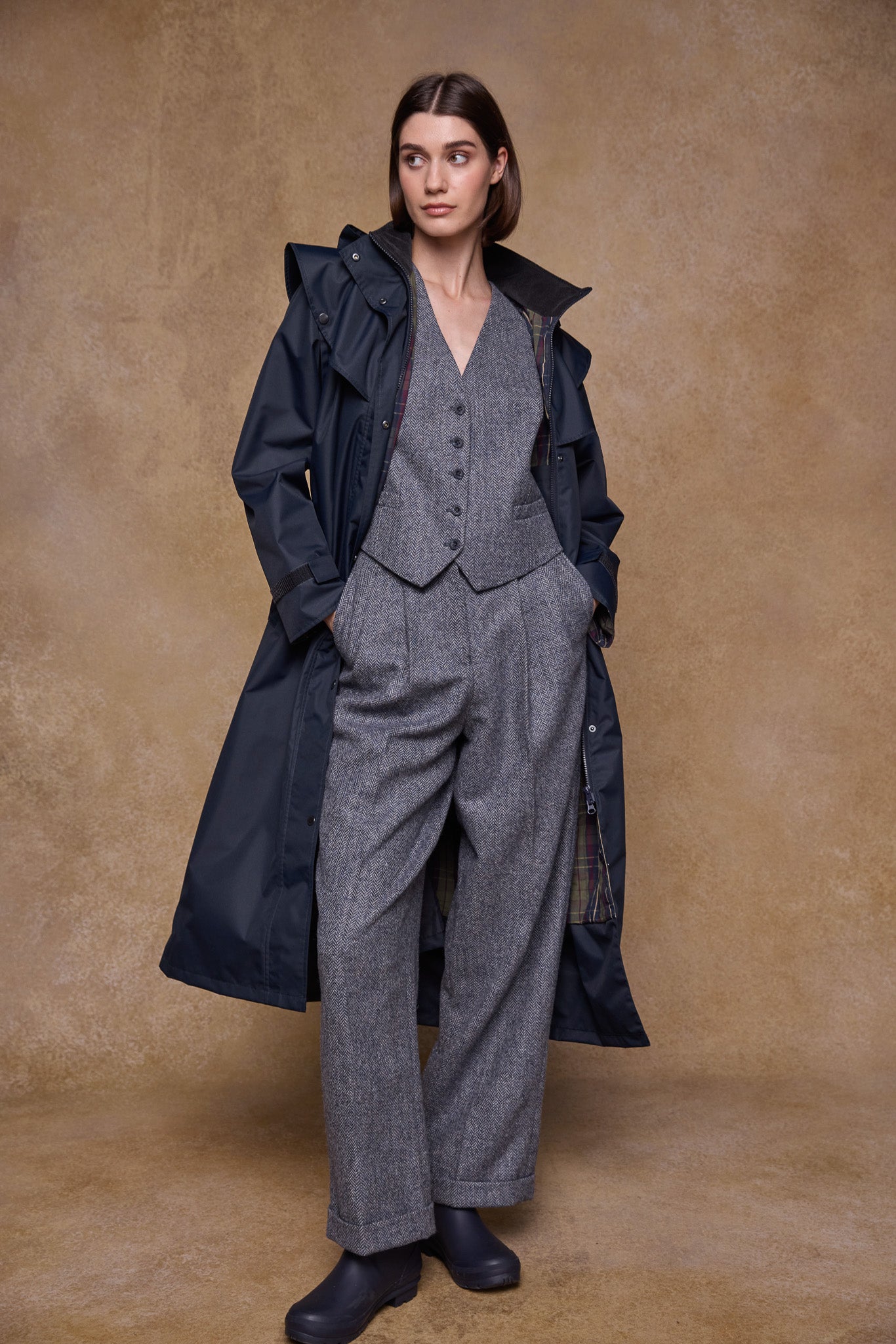 Connemara Waterproof Coat - Navy