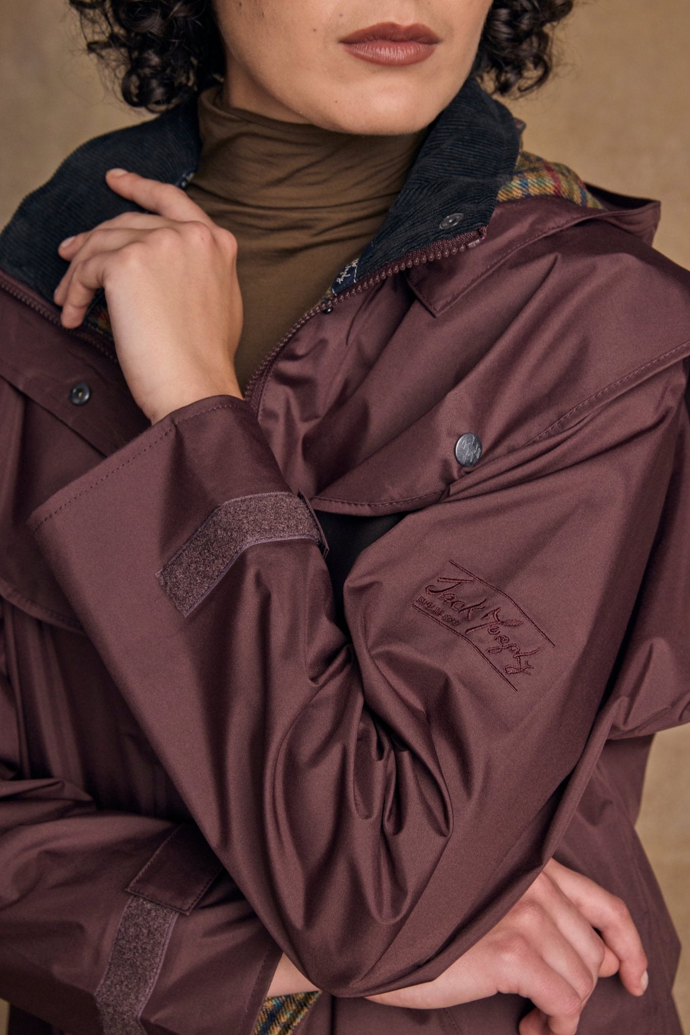 Jack Murphy Ireland - Cotswold Waterproof Jacket - Deep Claret - Waterproof