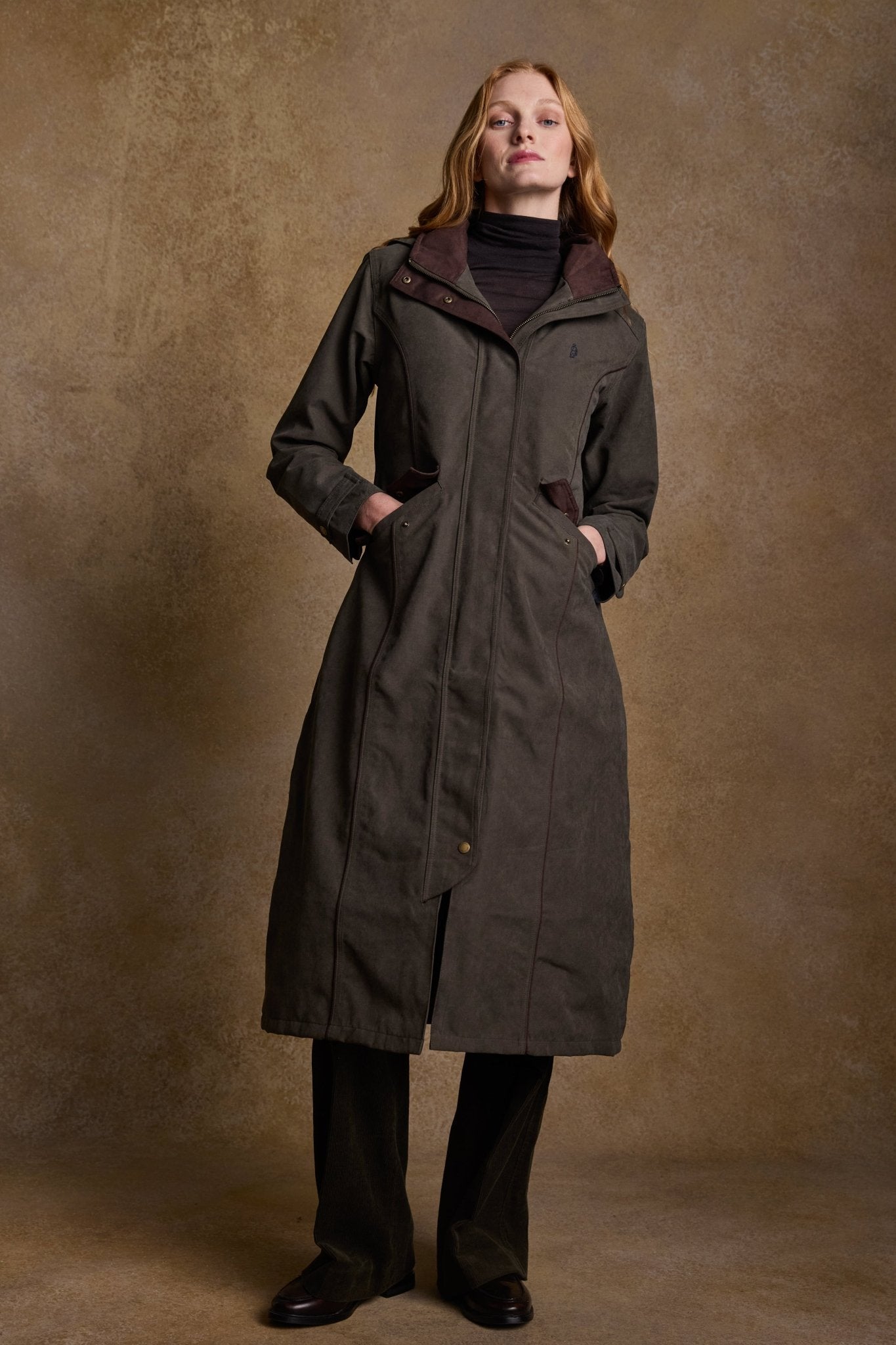 Erin Waterproof Coat Olive: Ultimate Protection Elegance