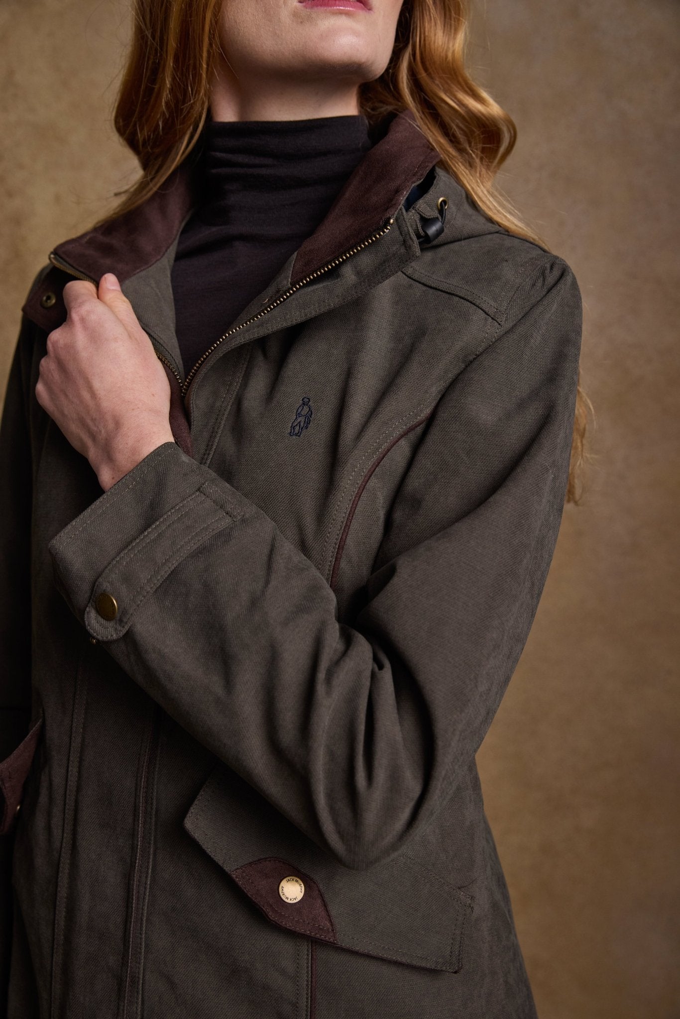 Jack Murphy Ireland - Erin Waterproof Coat - Olive - Waterproof