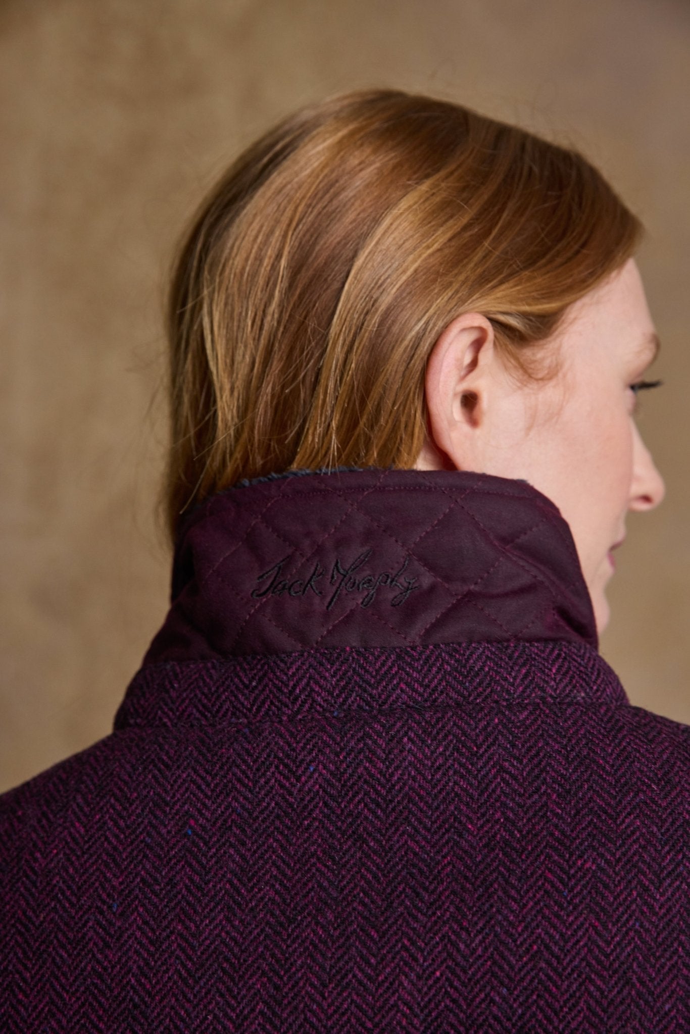 Jack Murphy Ireland - Jodie Wax Coat - Claret - Wax
