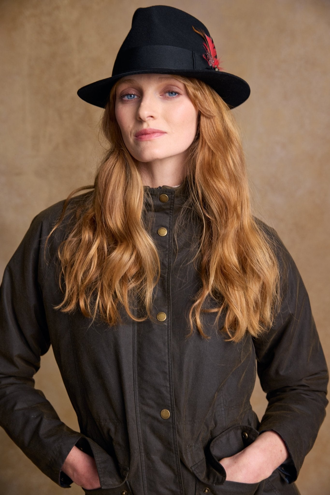 Jack Murphy Ireland - Kildare Felt Trilby Hat - Black - Hats