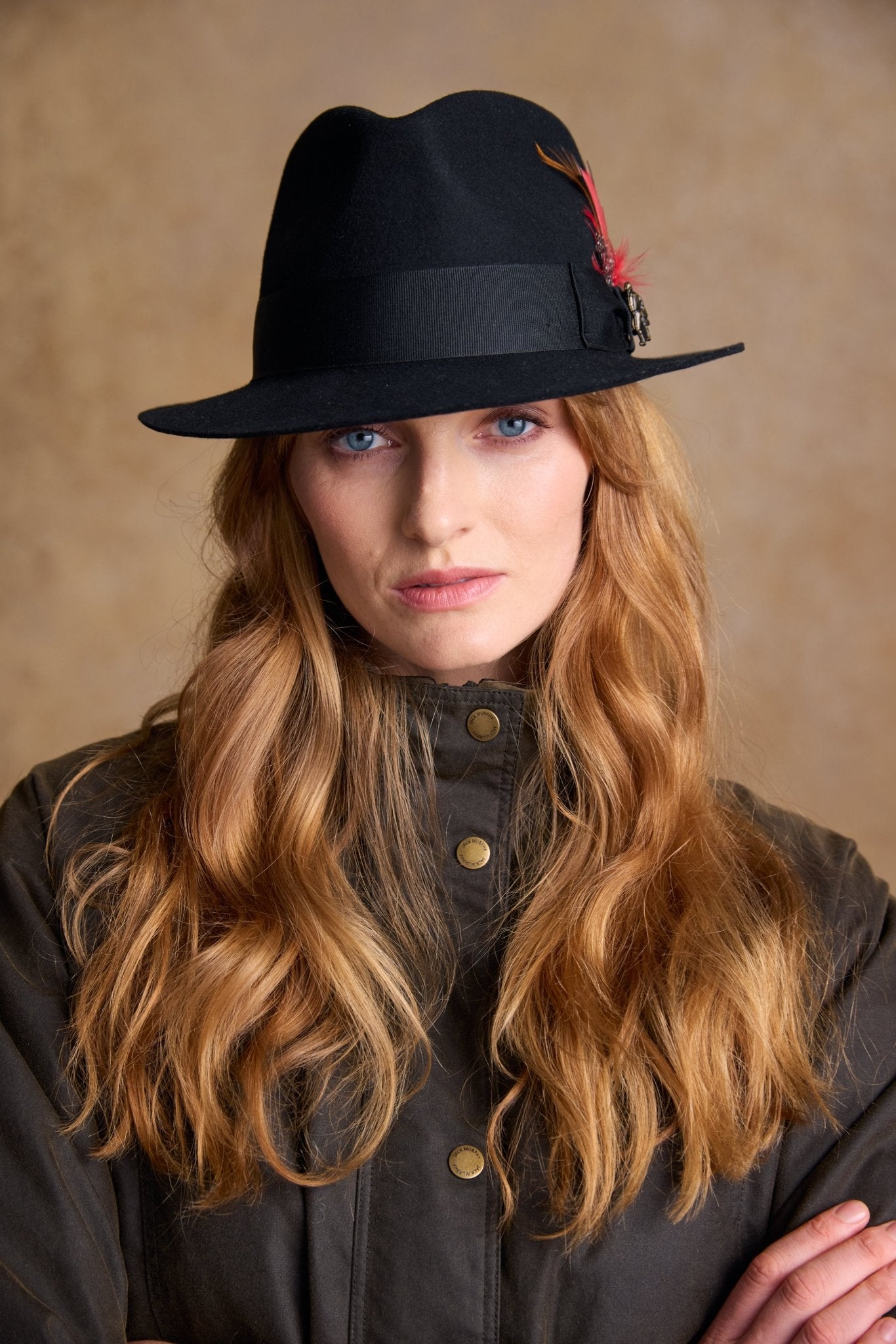 Jack Murphy Ireland - Kildare Felt Trilby Hat - Black - Hats
