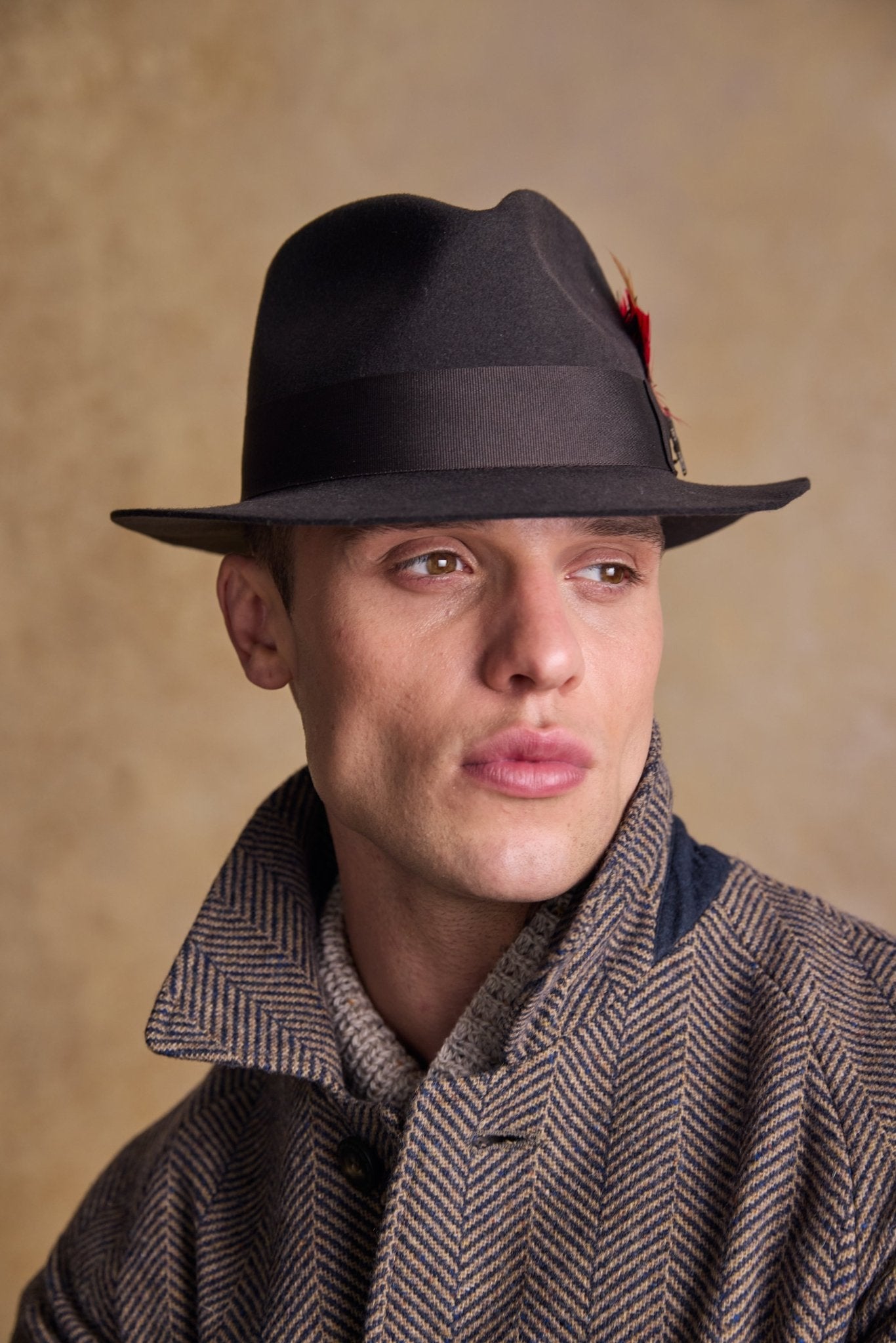 Kildare Felt Trilby Hat Brown