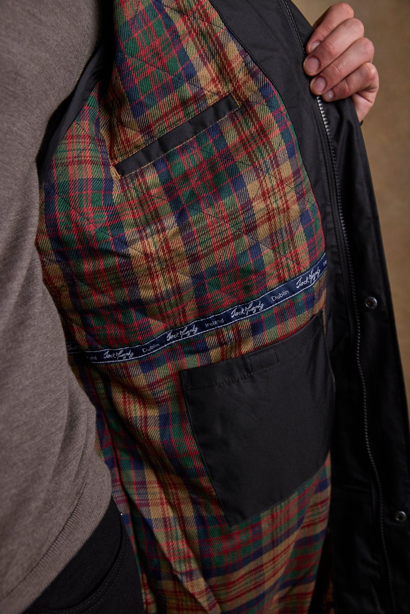 Jack Murphy Ireland - Lambourne Waterproof Coat - Black - Waterproof