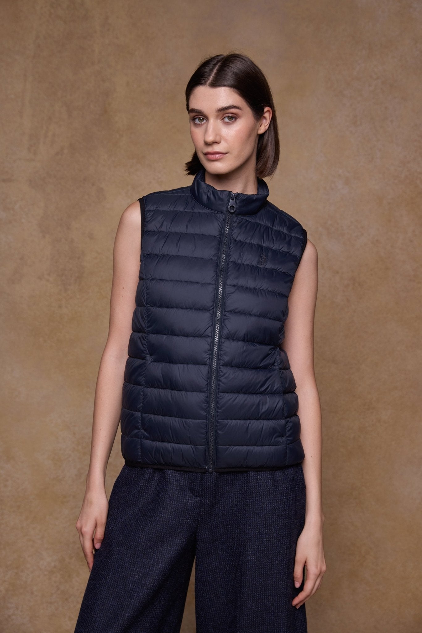 Jack Murphy Clothing - Leah Puffa Gilet - Navy - Quilts & Gilets
