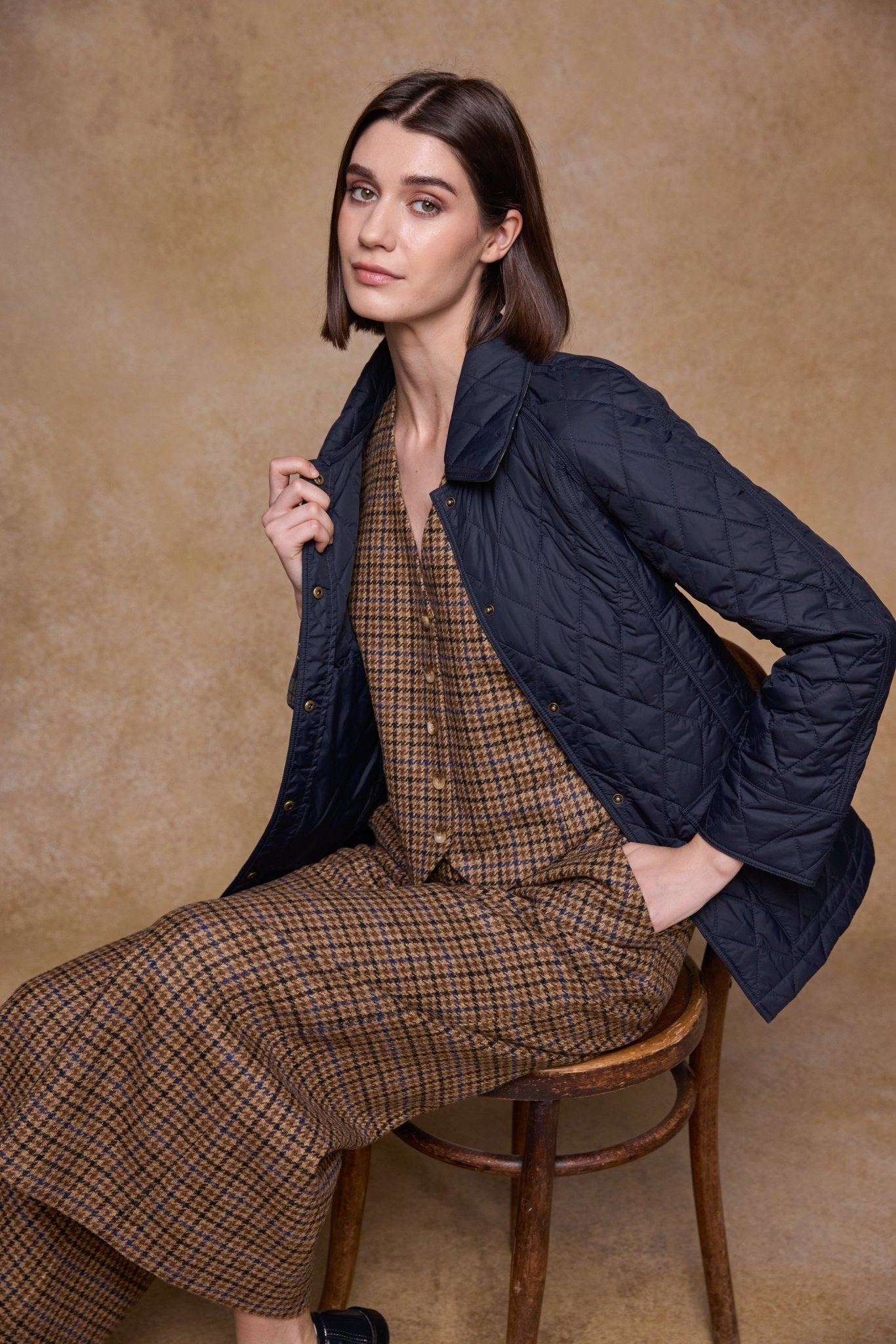 Jack Murphy Ireland - Molly Quilted Jacket - Navy - Quilts & Gilets