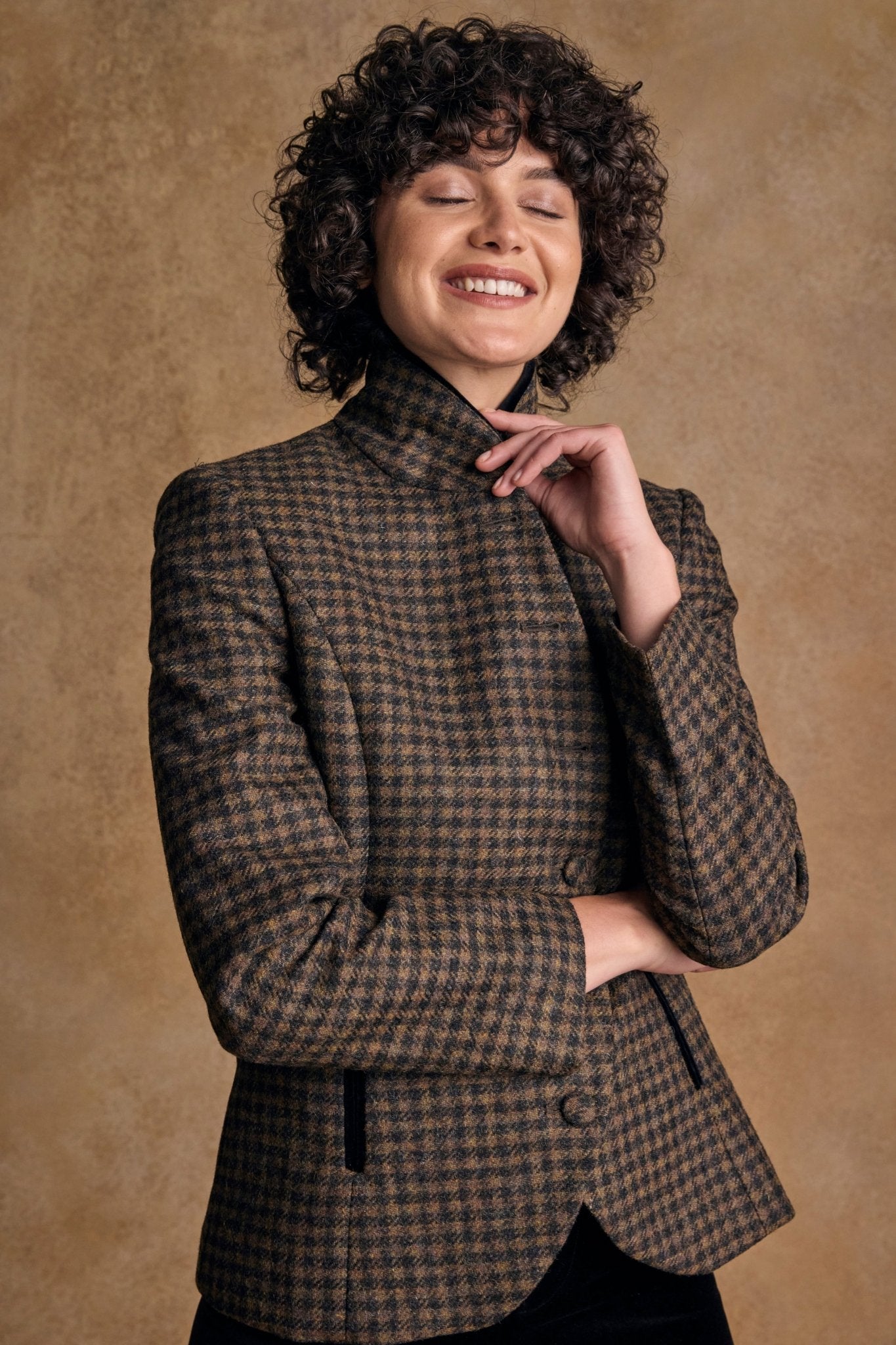 Jack Murphy Ireland - Nicole Tweed Jacket - Earth Check - Tweed