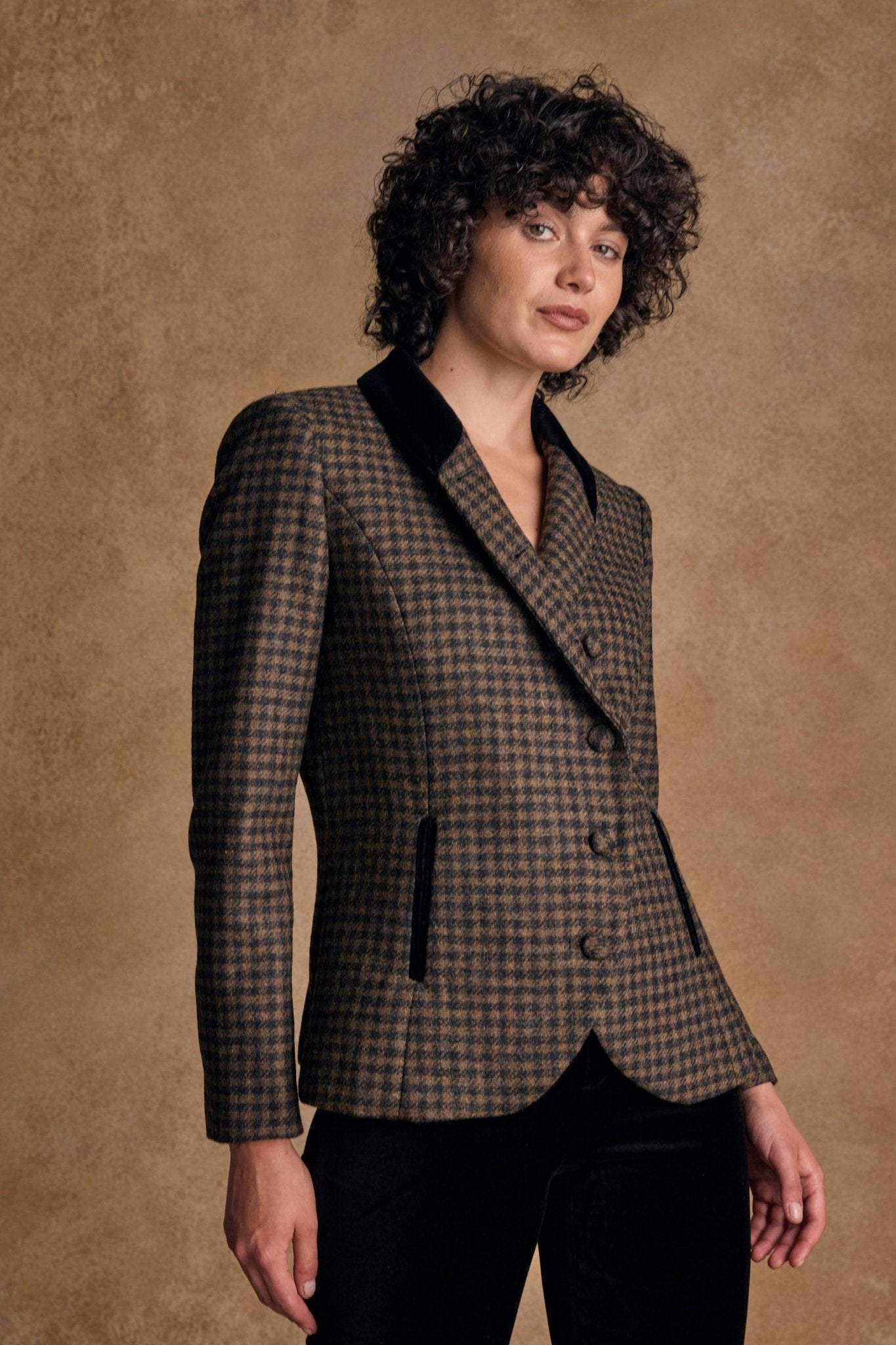 Jack Murphy Ireland - Nicole Tweed Jacket - Earth Check - Tweed