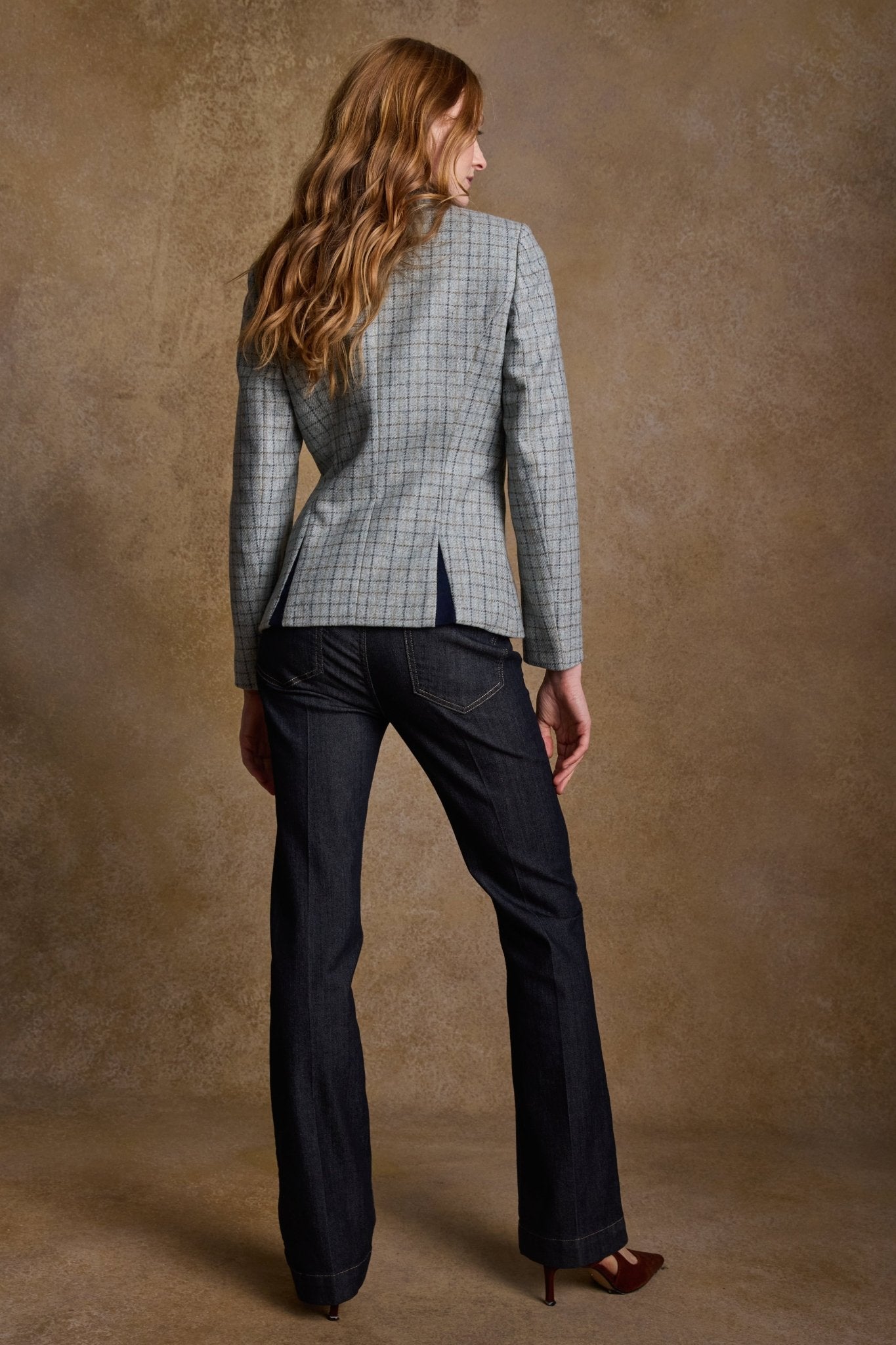 Jack Murphy Ireland - Nicole Tweed Jacket - Jade Check - Tweed