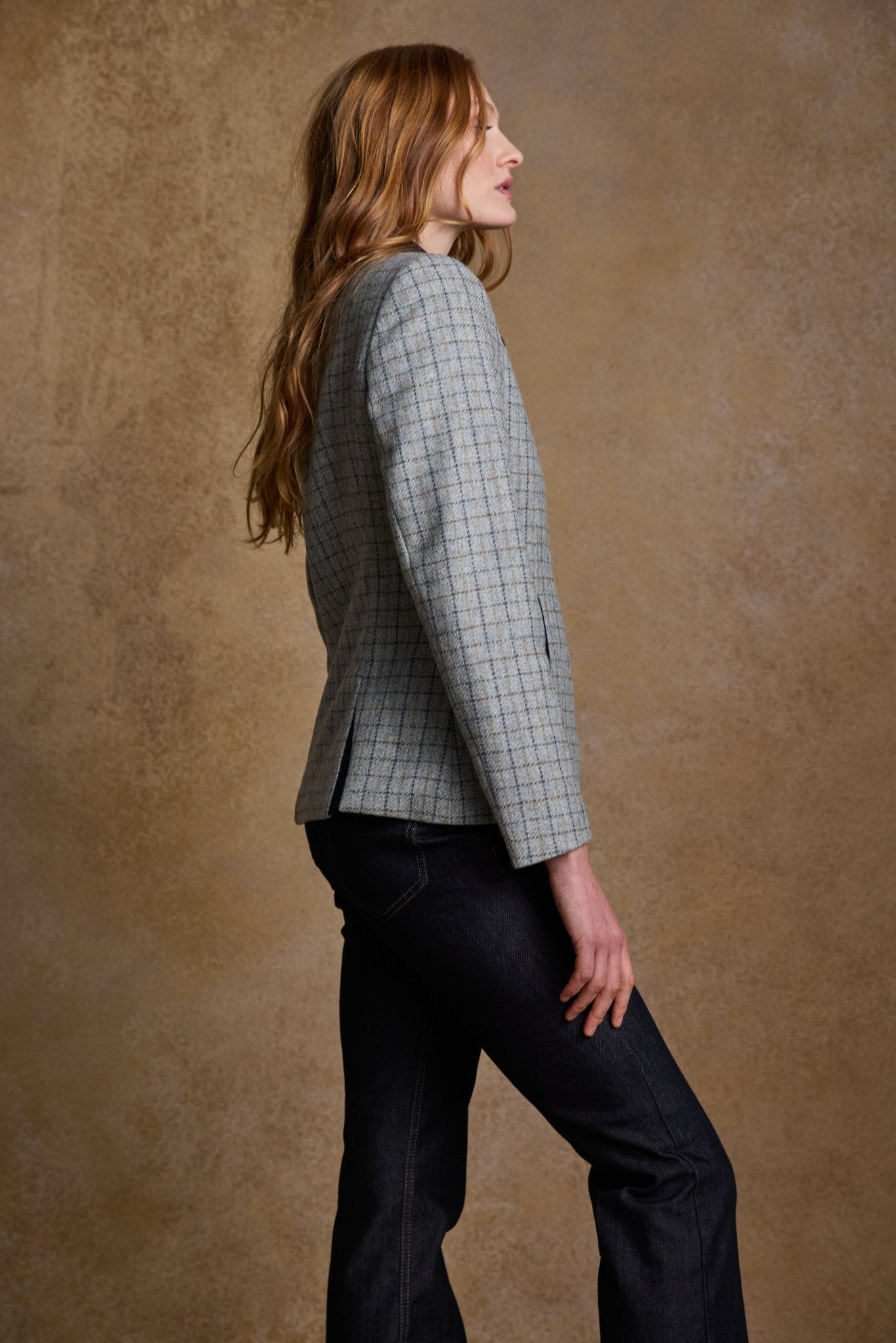 Jack Murphy Ireland - Nicole Tweed Jacket - Jade Check - Tweed