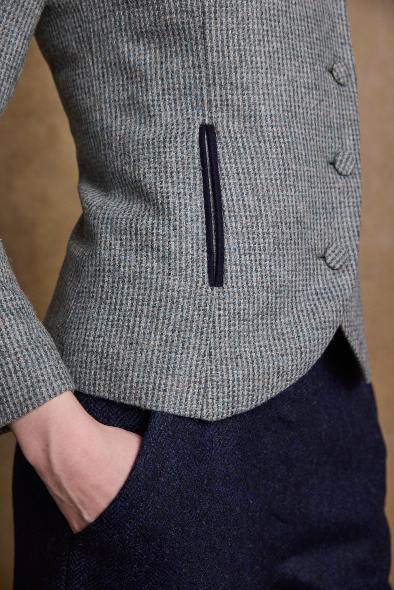 Jack Murphy Ireland - Nicole Tweed Jacket - Jade Weave - Tweed