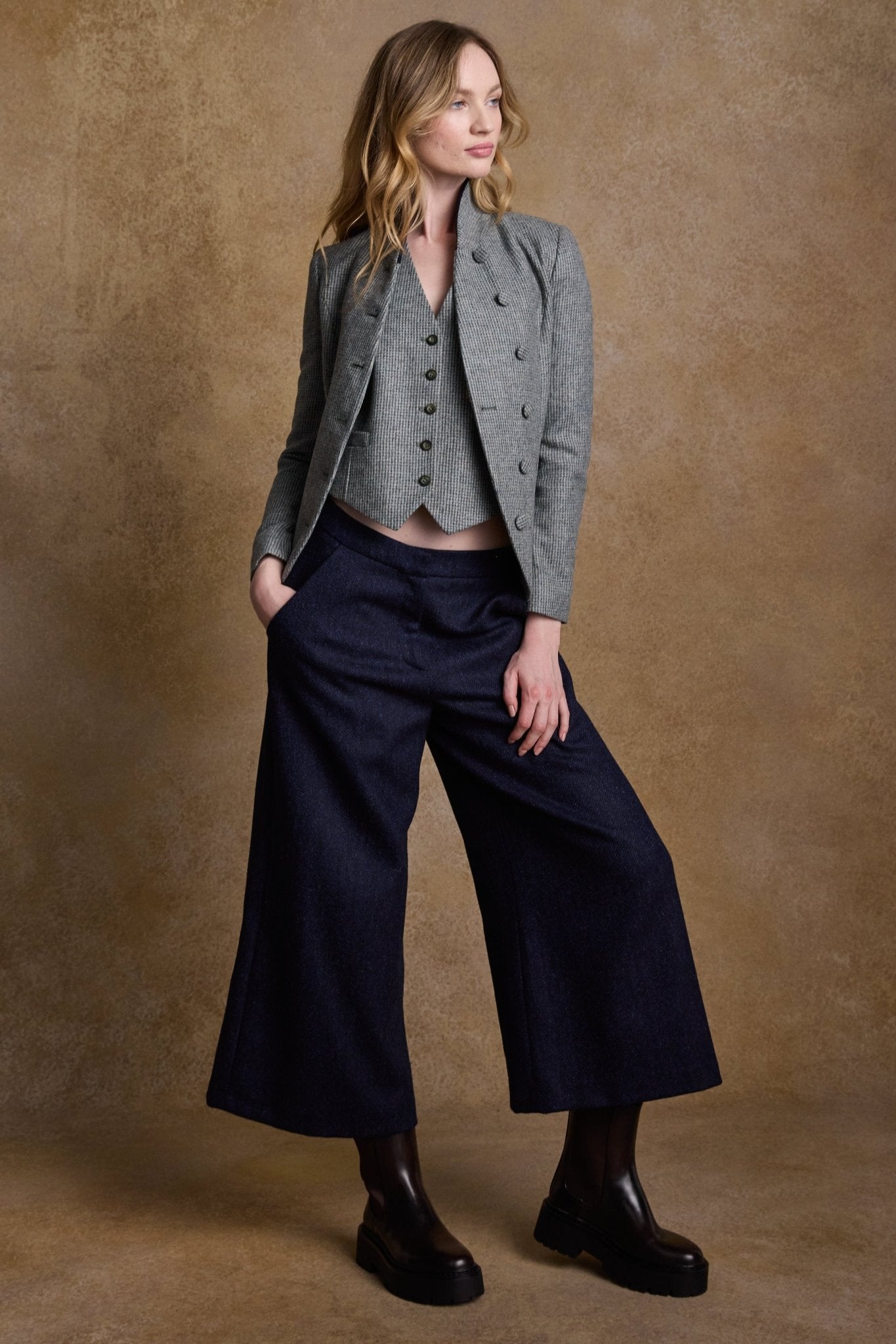 Jack Murphy Ireland - Nicole Tweed Jacket - Jade Weave - Tweed