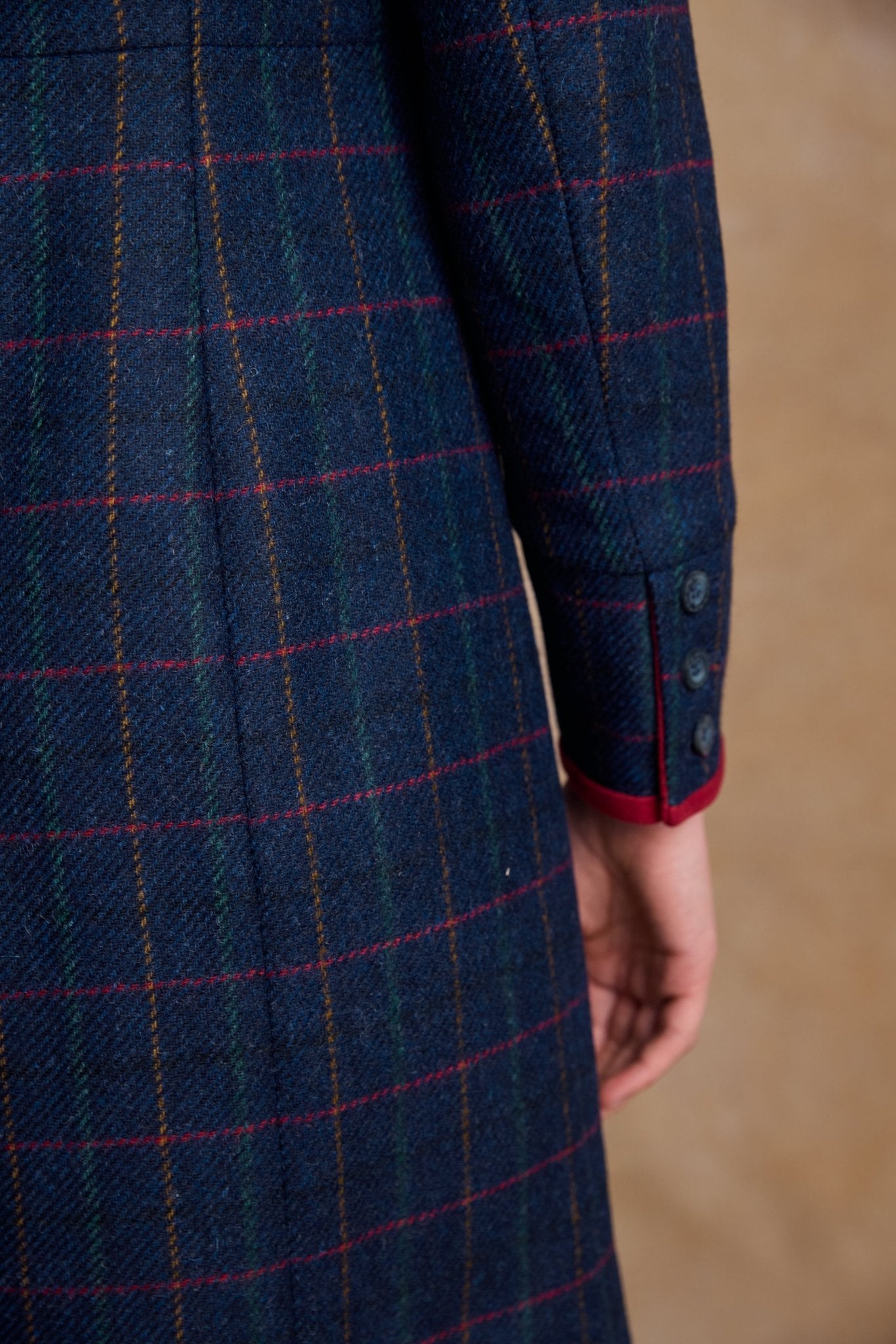 Jack Murphy Ireland - Pamela Tweed Coat - Primary Navy - Tweed