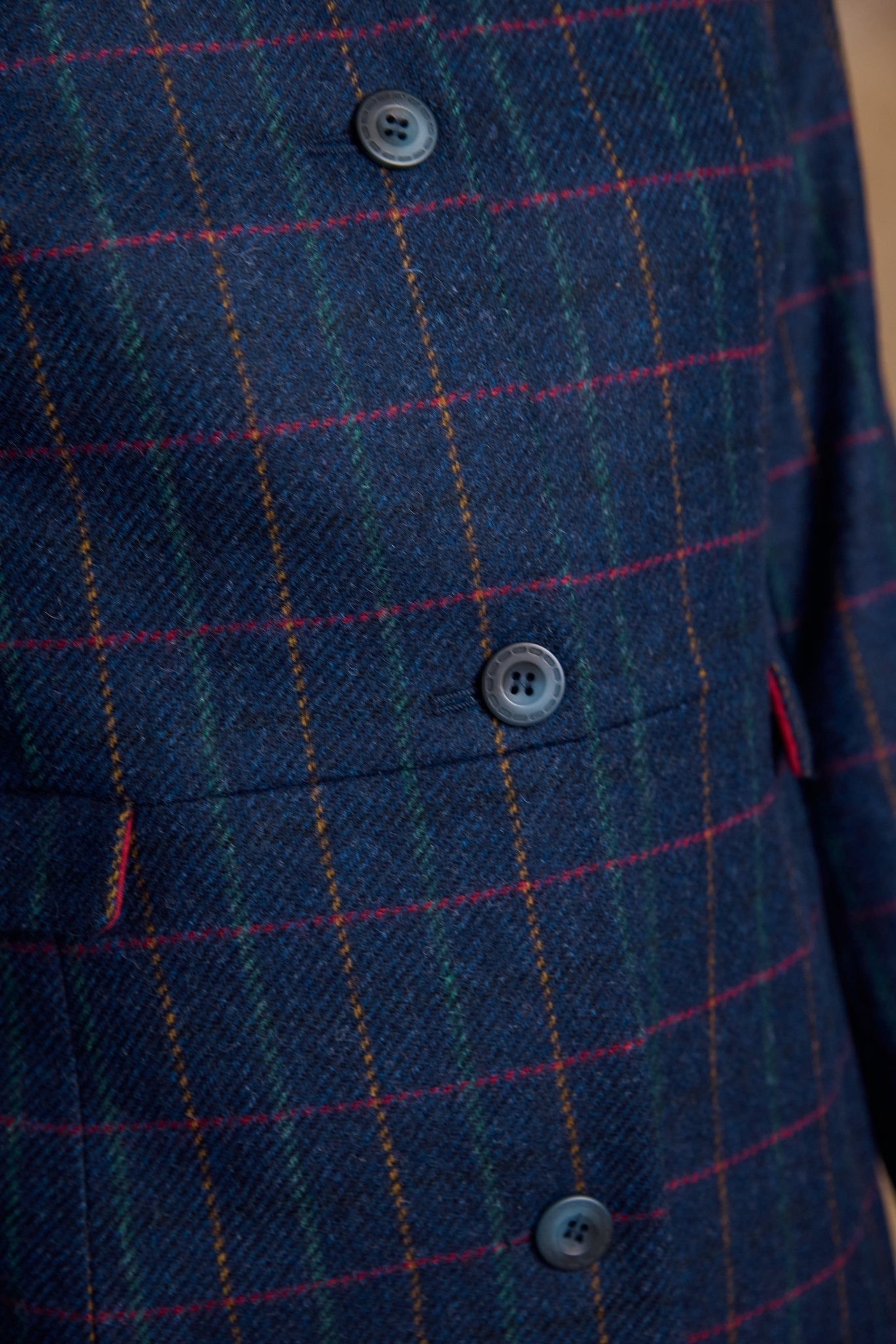 Jack Murphy Ireland - Pamela Tweed Coat - Primary Navy - Tweed