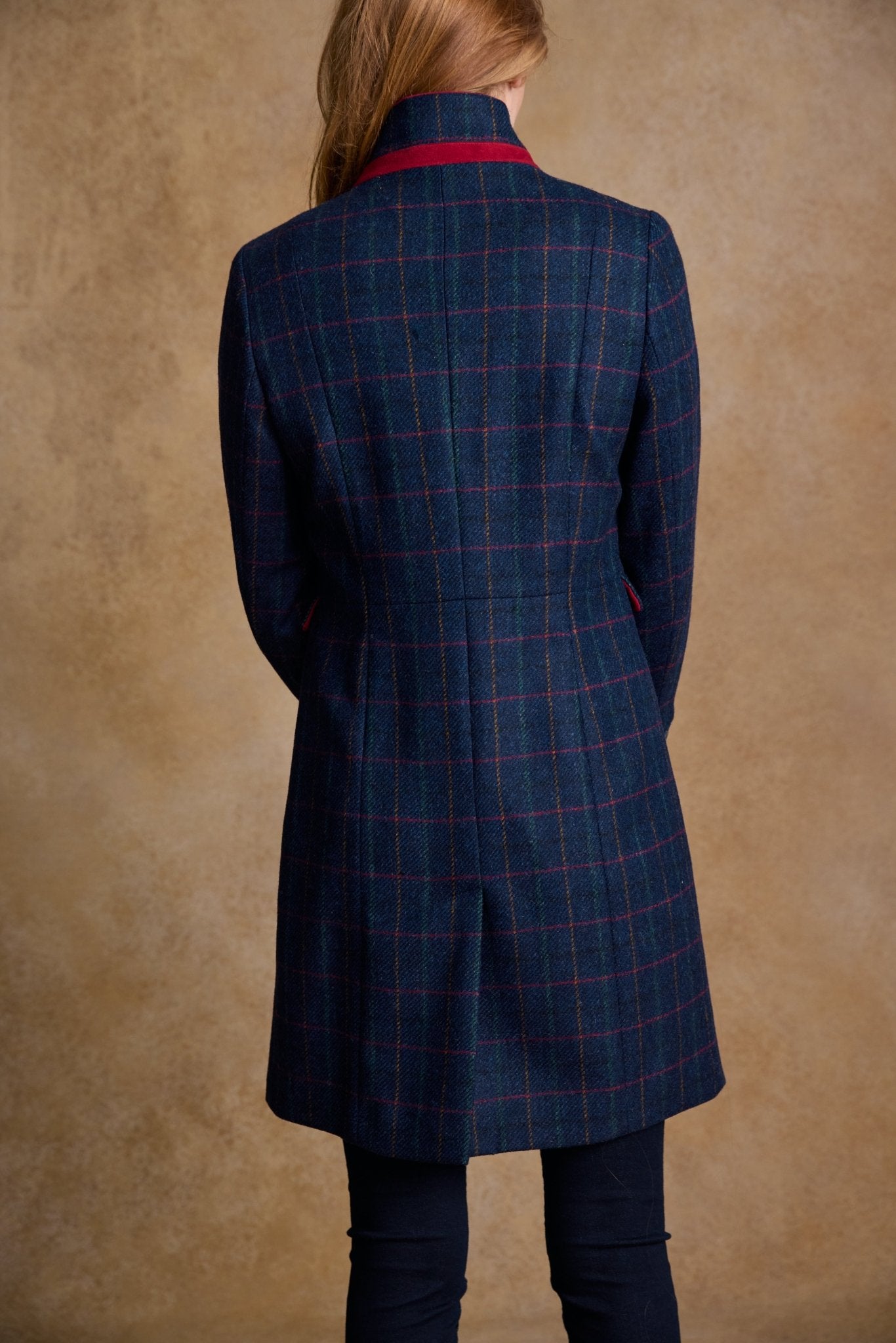 Jack Murphy Ireland - Pamela Tweed Coat - Primary Navy - Tweed
