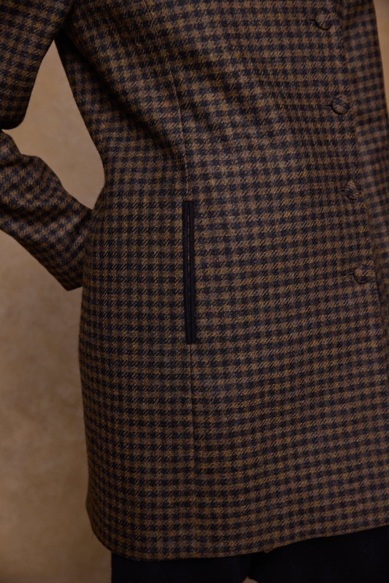 Jack Murphy Clothing - Robin Tweed Coat - Earth Check - Tweed