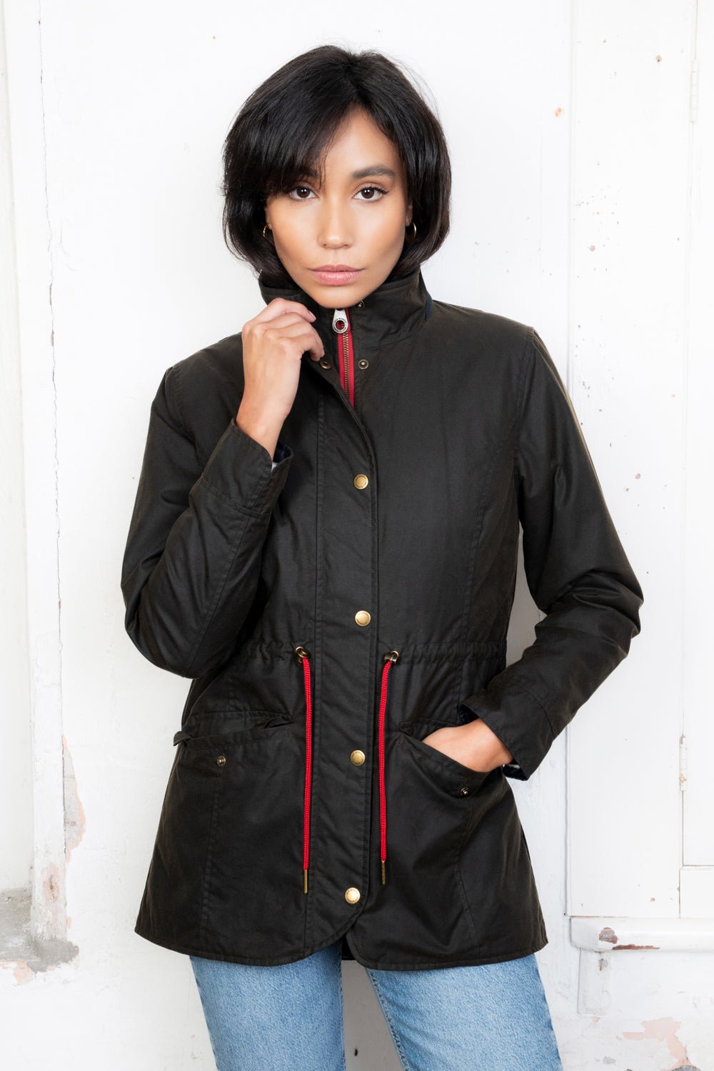 Jack Murphy Ireland - Lauren Wax Jacket - Olive - Wax