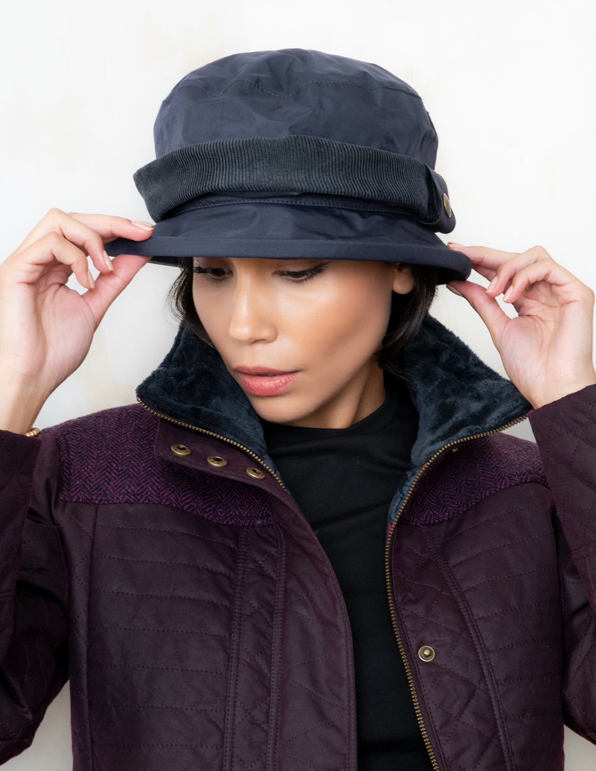 Malvern Waterproof Hat - Navy - Jack Murphy Ireland