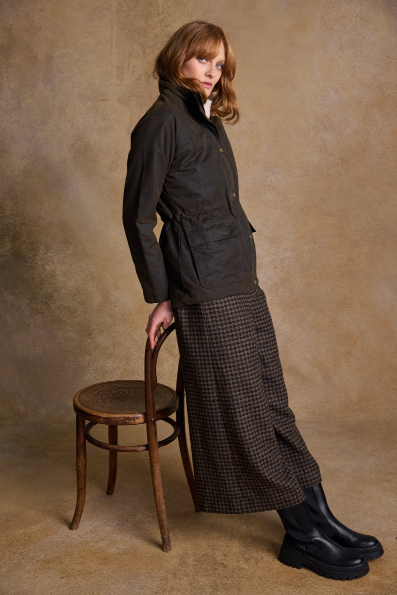 Jack Murphy Ireland - Enya Tweed Culottes - Earth Check - Tweed
