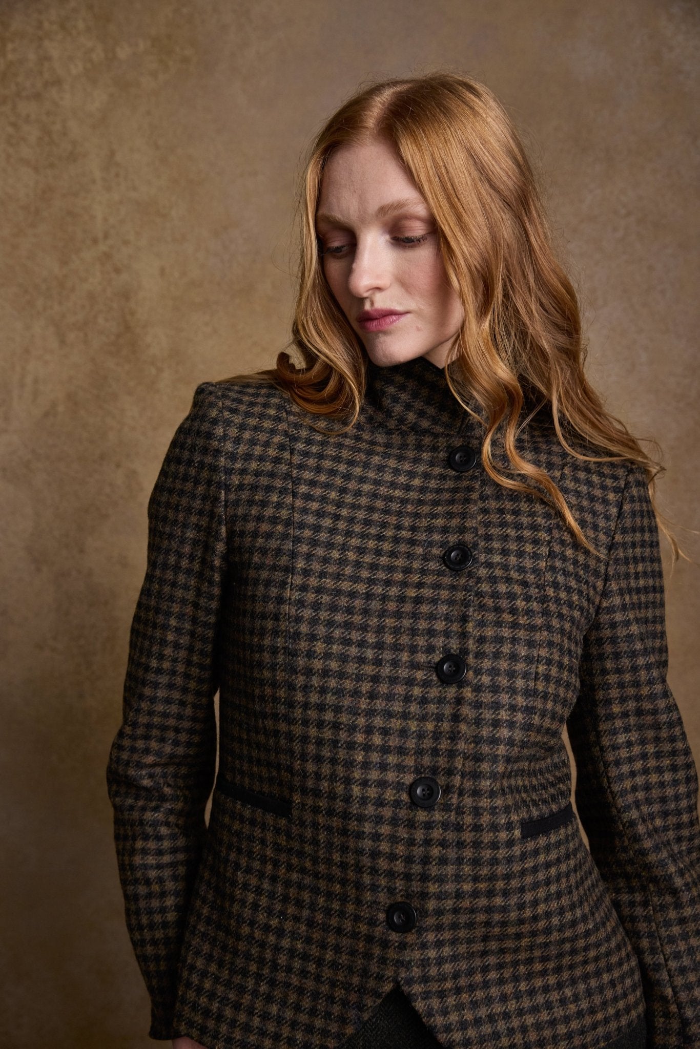 Jack Murphy Ireland - Sasha Tweed Jacket - Earth Check - Tweed