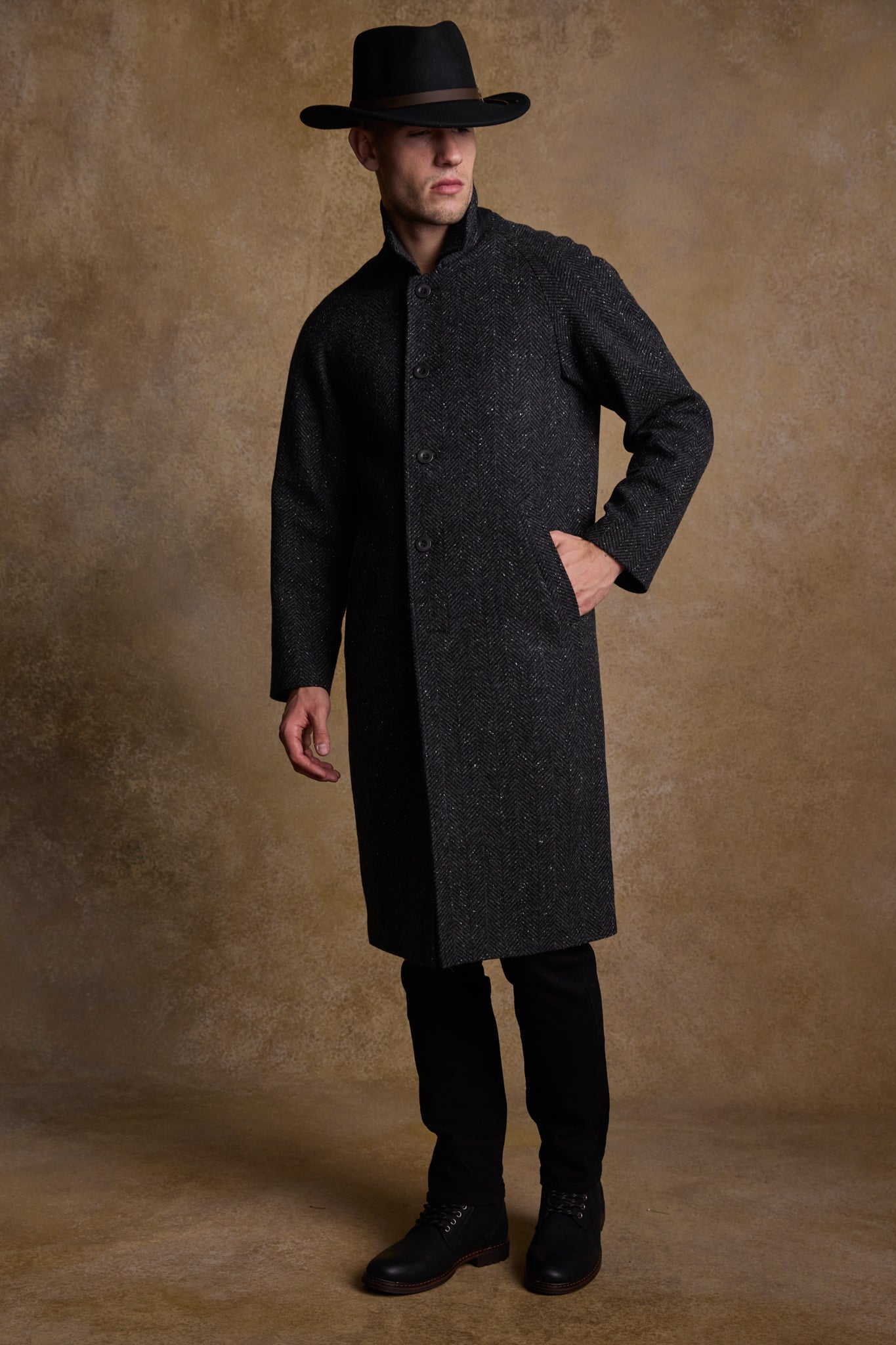Jack Murphy Ireland - Boston Felt Hat - Black - Hats