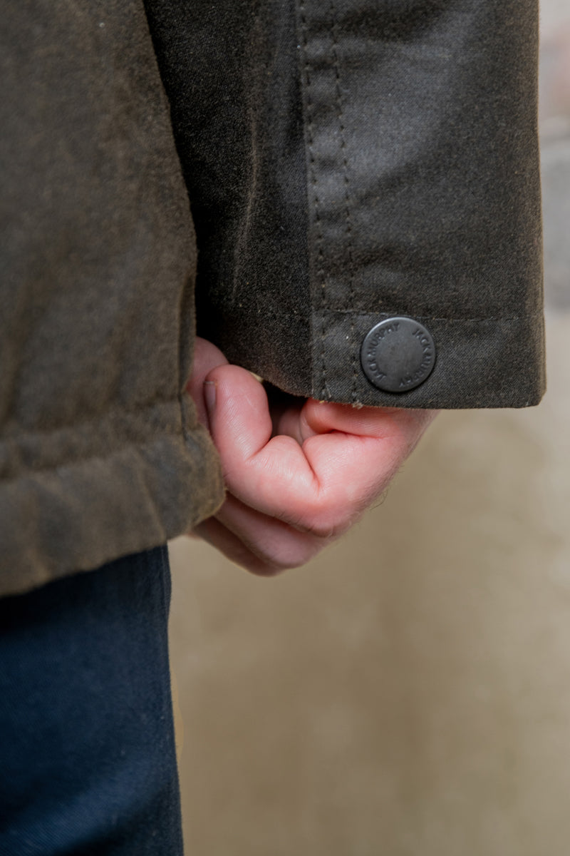 Archie Wax Jacket - Olive