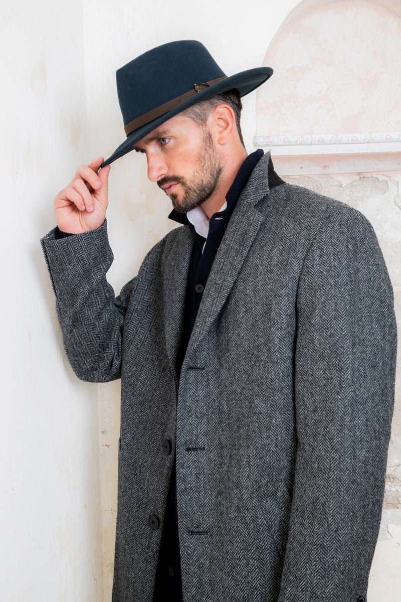 Jack Murphy Ireland - Boston Felt Hat - Navy - Hats