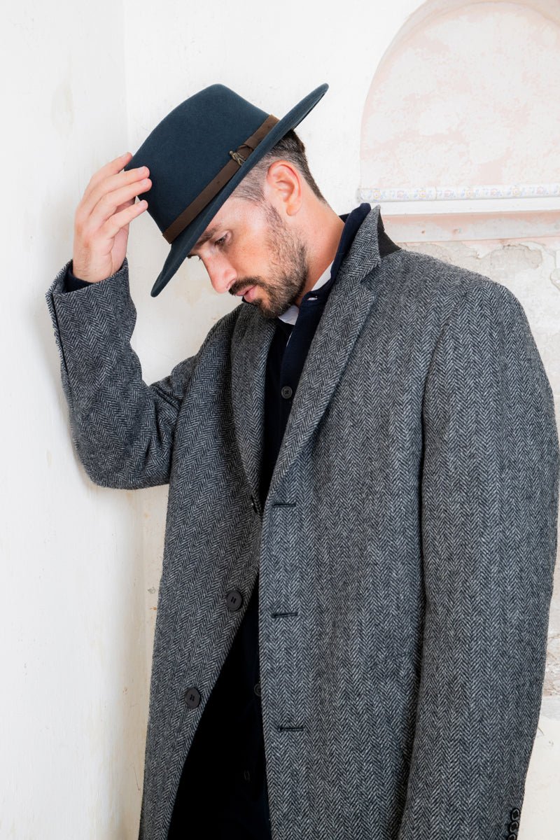 Jack Murphy Ireland - Boston Felt Hat - Navy - Hats