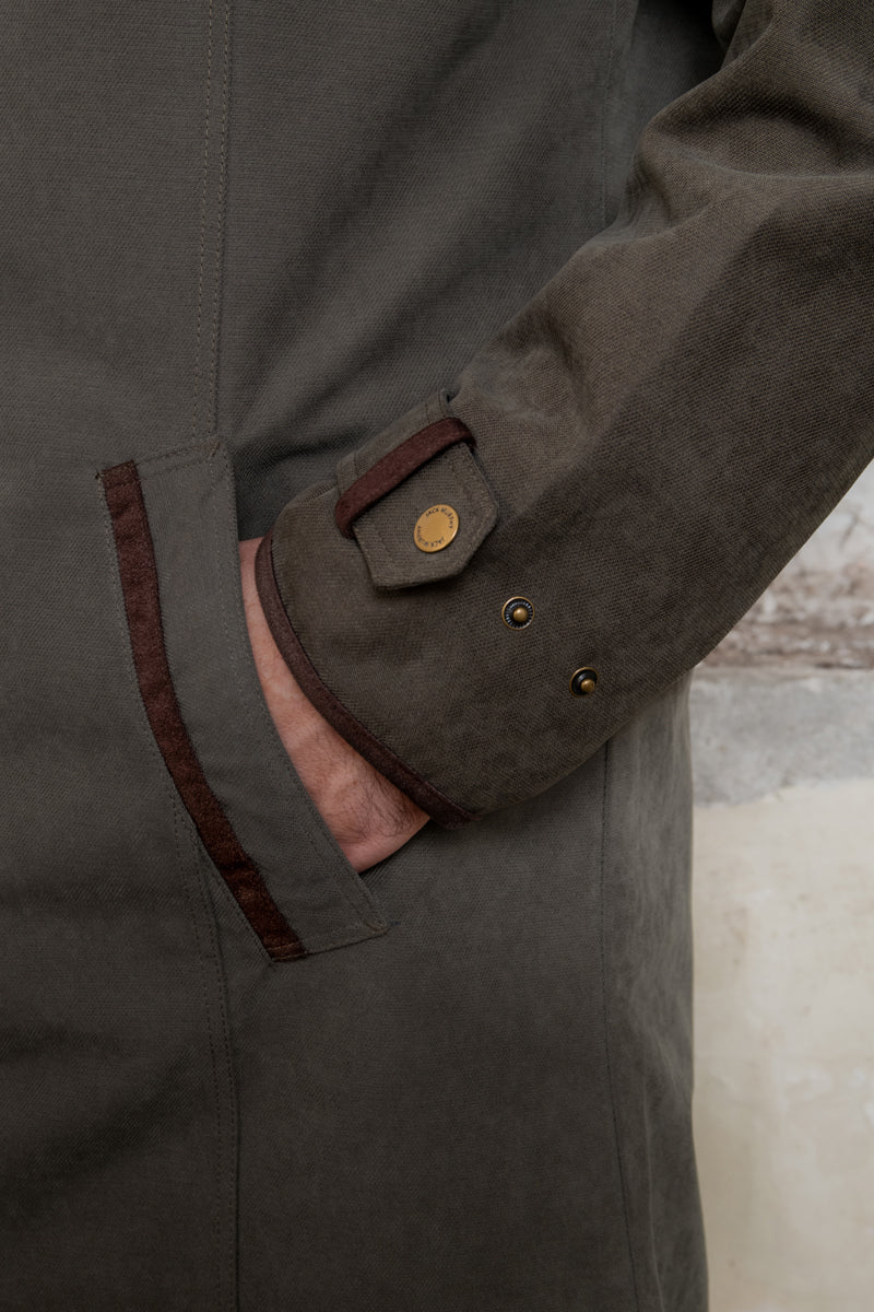 Jack Murphy Ireland - Emmet Waterproof Long Coat - Olive - Waterproof