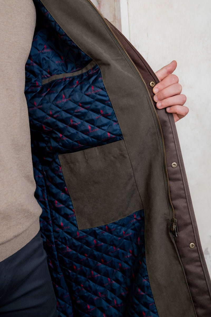 Jack Murphy Ireland - Emmet Waterproof Long Coat - Olive - Waterproof