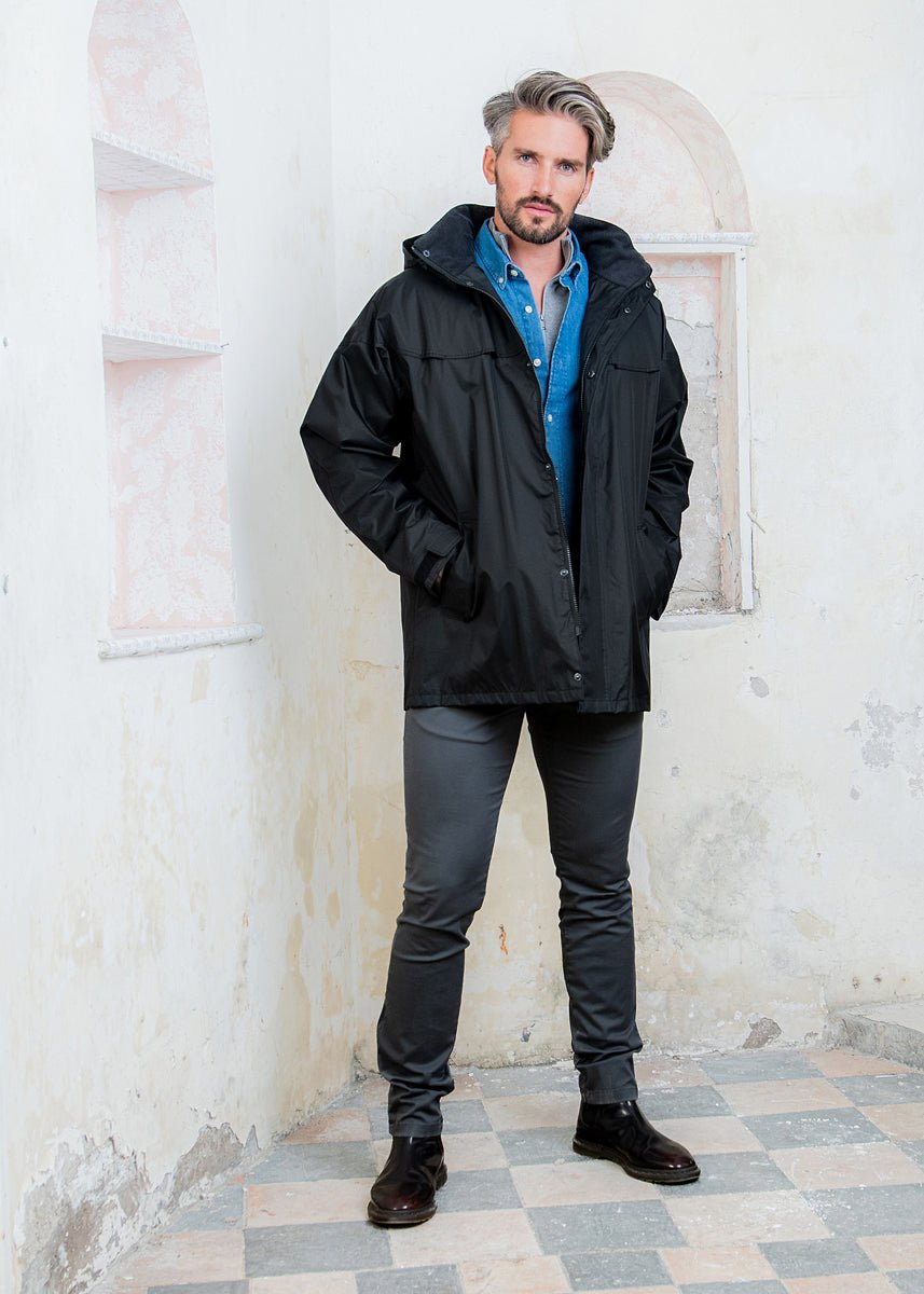 Jack Murphy Ireland - Kingston Waterproof Jacket - Black - Waterproof